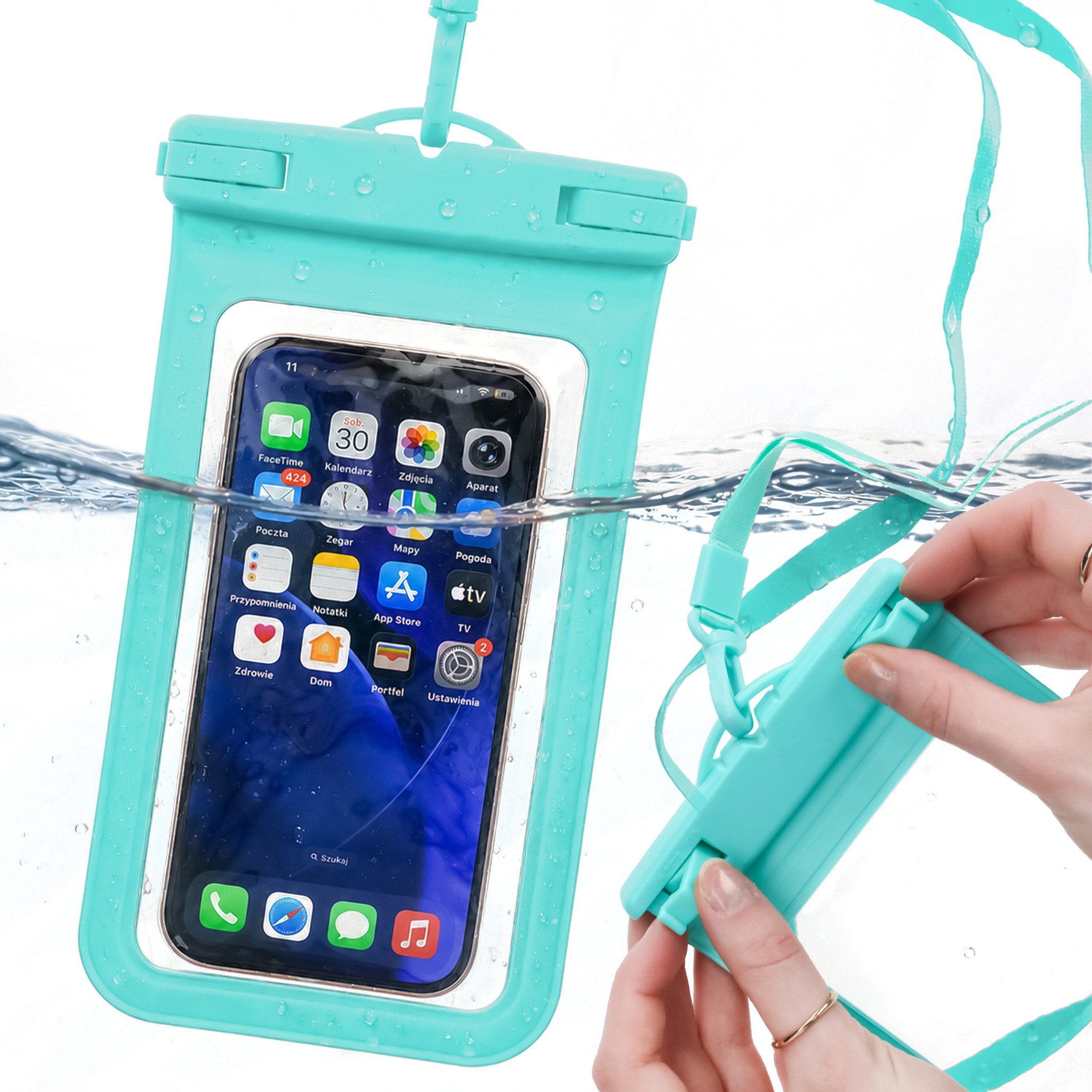 Moto Active Smartphone-Hülle Wasserdichte Handyhülle Handytasche Touchscreen Umhängeband Outdoor 4,7 - 7 Zol, Smartphone wasserdicht Strand Schwimmen Kajak SUP