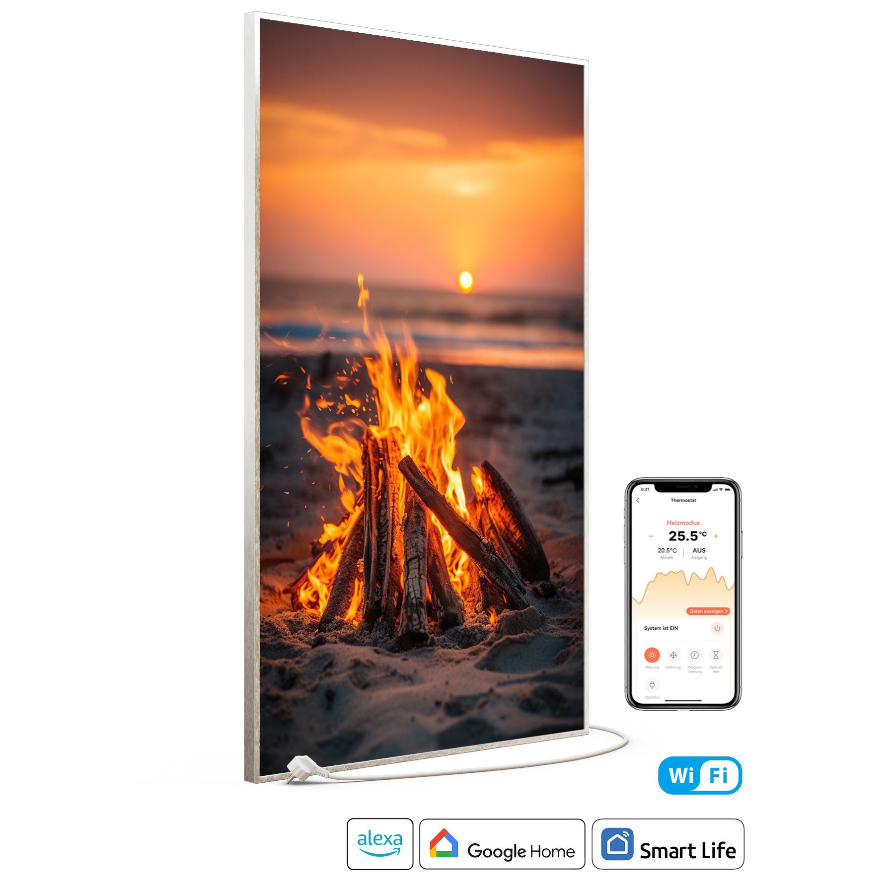 STEINFELD Heizsysteme Infrarotheizung Bild 900W