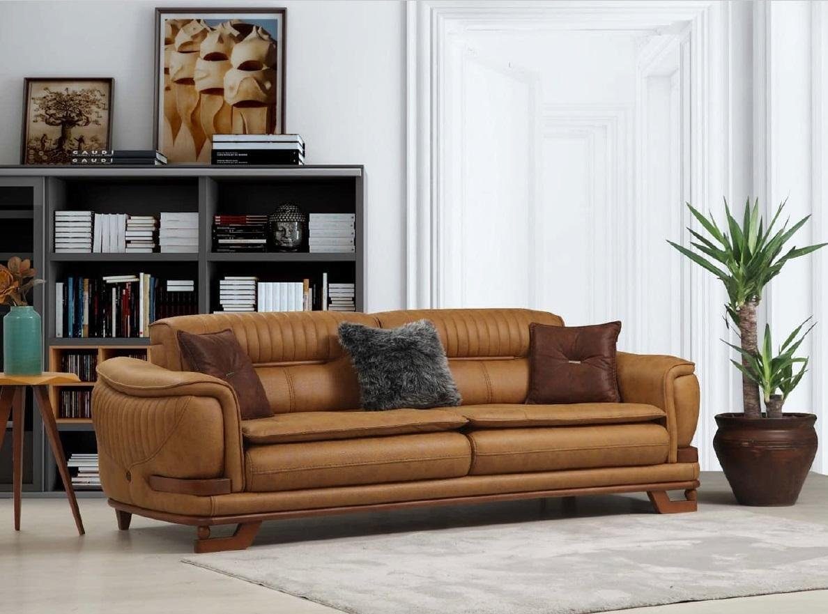 Sofagarnitur Komplette Sofa Sitzer, JVmoebel Teile Luxus Couchgarnitur 3+1 Garnitur Sofa 2