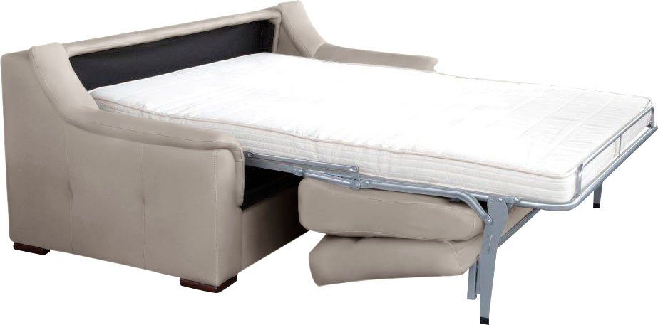 Nias Italia Schlafsofa Sorano, inklusive Matratze und klappbaren  Bettunterbau, Liegefläche 140/205 cm