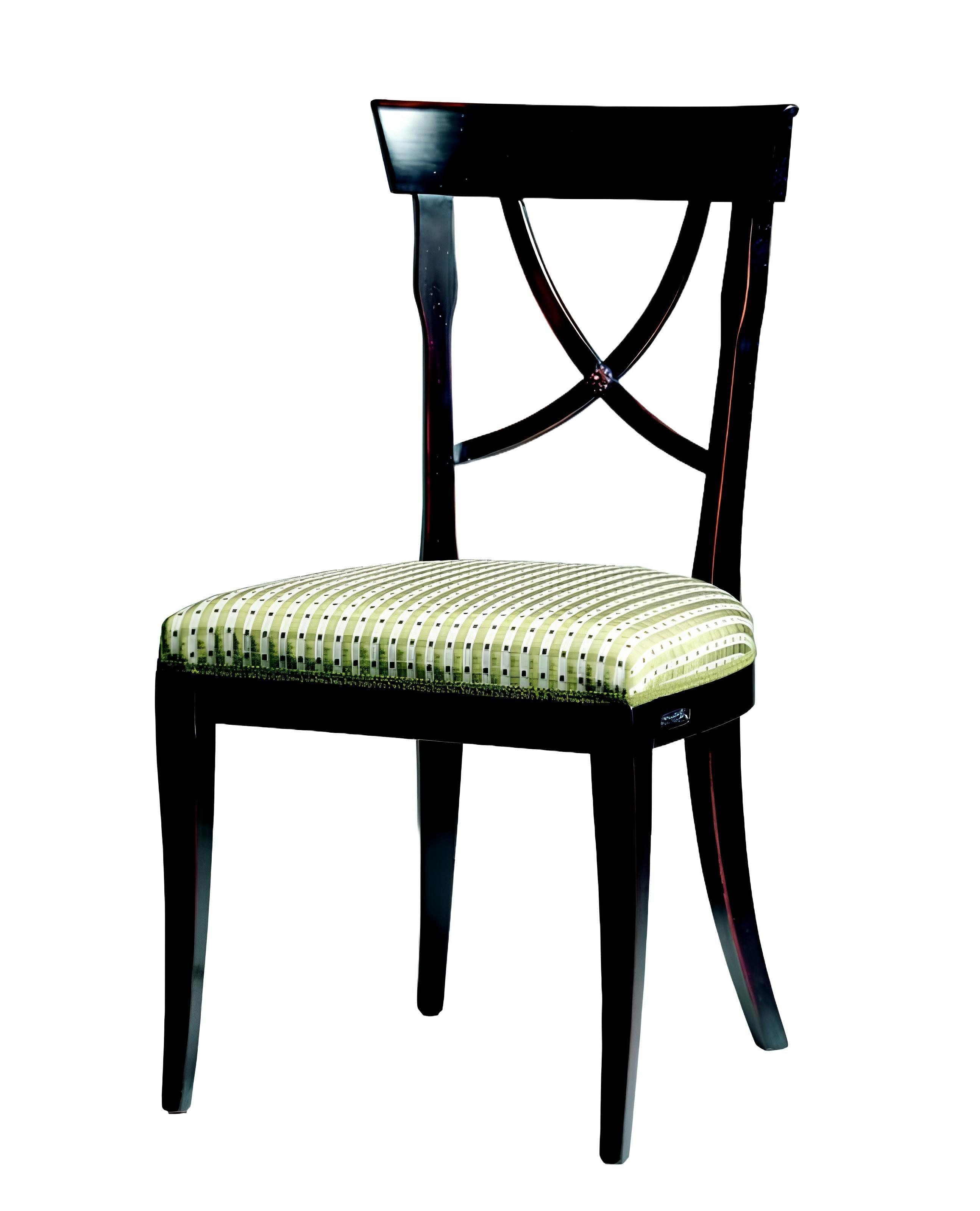 JVmoebel Esszimmerstuhl Holzsessel im klassischen Design aus Italien mit elegantem Look, Made in Europa