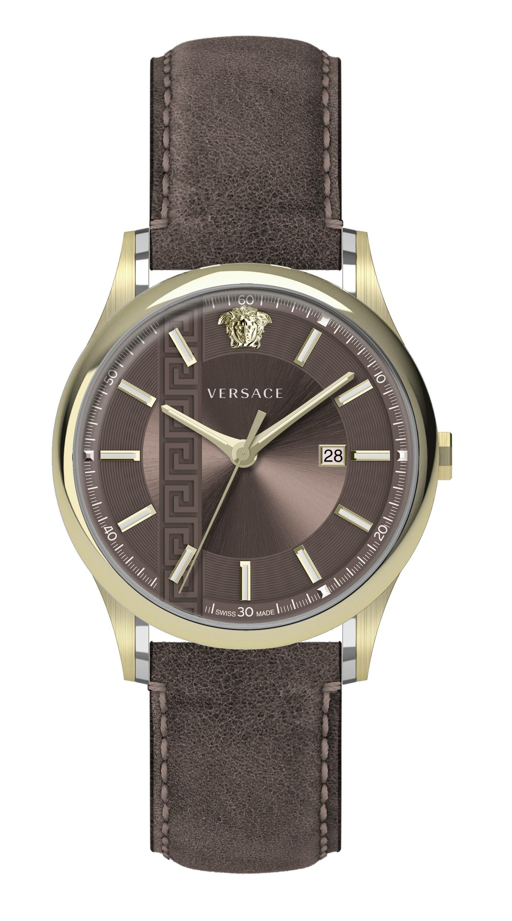 Versace Quarzuhr Analoguhr für Herren, (1-tlg)