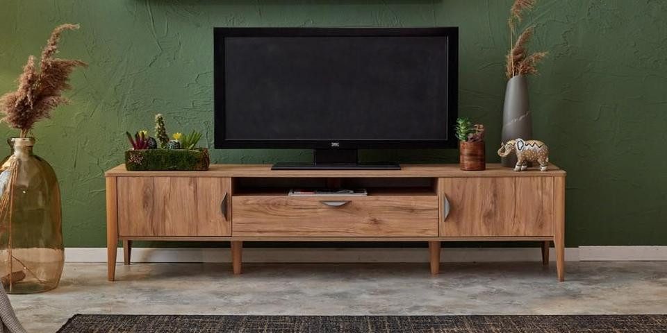 Xlmoebel TV-Schrank Medienkonsole TV-Schrank Sideboard Mediencenter Unterhaltung rtv (1-St., TV Schrank) Hergestellt in Europa