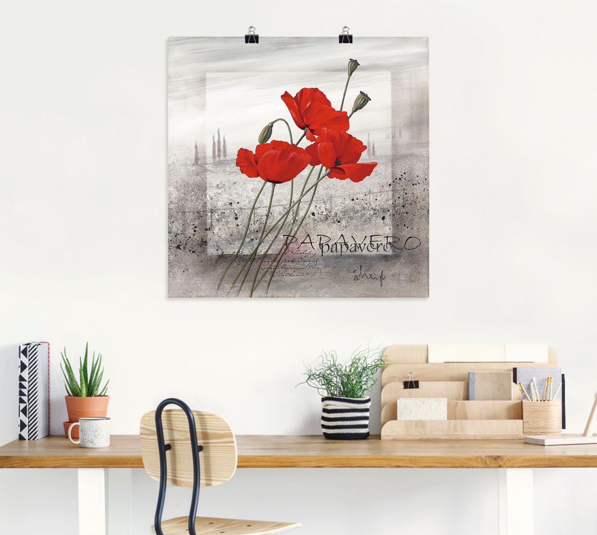 Artland Wandbild Mohnblumen, Blumen (1 St), günstig online kaufen