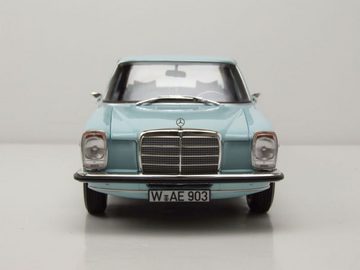 Norev Modellauto Mercedes 200 /8 Strichachter W115 1968 hellblau Modellauto 1:18 Norev, Maßstab 1:18