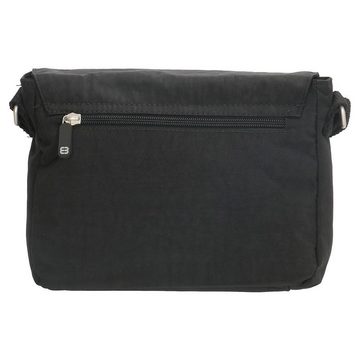 Enrico Benetti Umhängetasche schwarze leichte Umhängetasche mit Klappe und Reißverschluss Damentasc