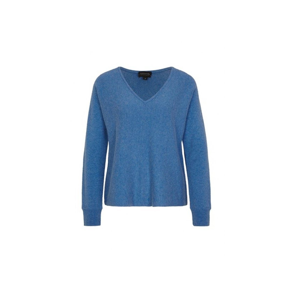 Comma Longpullover blau sonstiges (1-tlg)