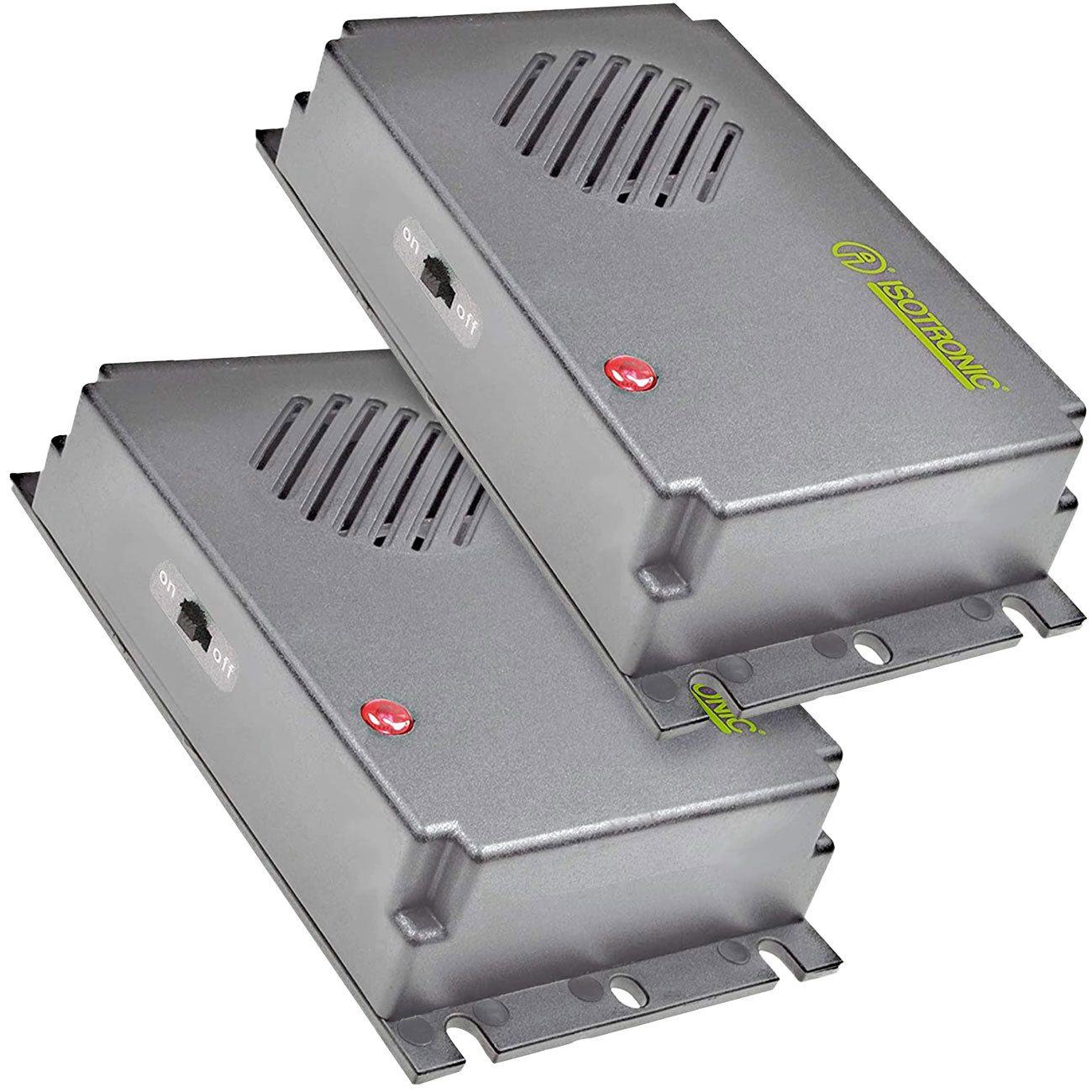 ISOTRONIC Ultraschall-Tierabwehr Mobiler Ultraschall Vertreiber, Mäuse & Ratten Abwehr, Batterie, 40m², 2-tlg., 1er/2er-Set, Batterie-Ultraschall-Abwehr gegen M – Bild 2 von 5