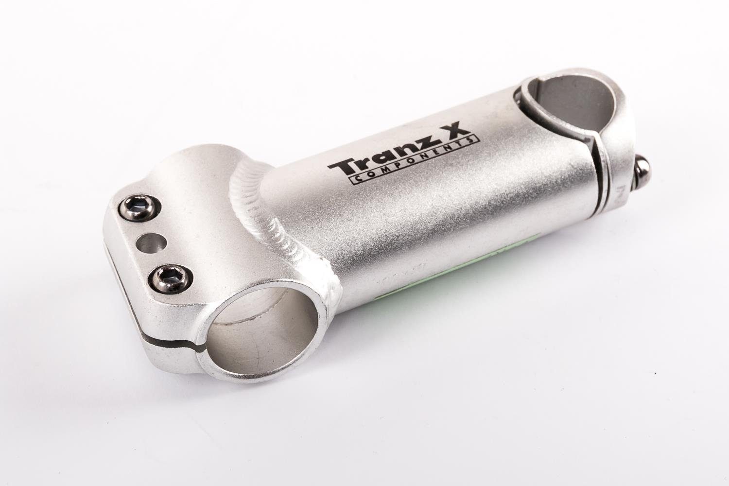 TRANZ X Lenkervorbau 1 1/8 Zoll Ahead Fahrrad Lenkervorbau Trans X Silber 25,4mm 1 1/8 A