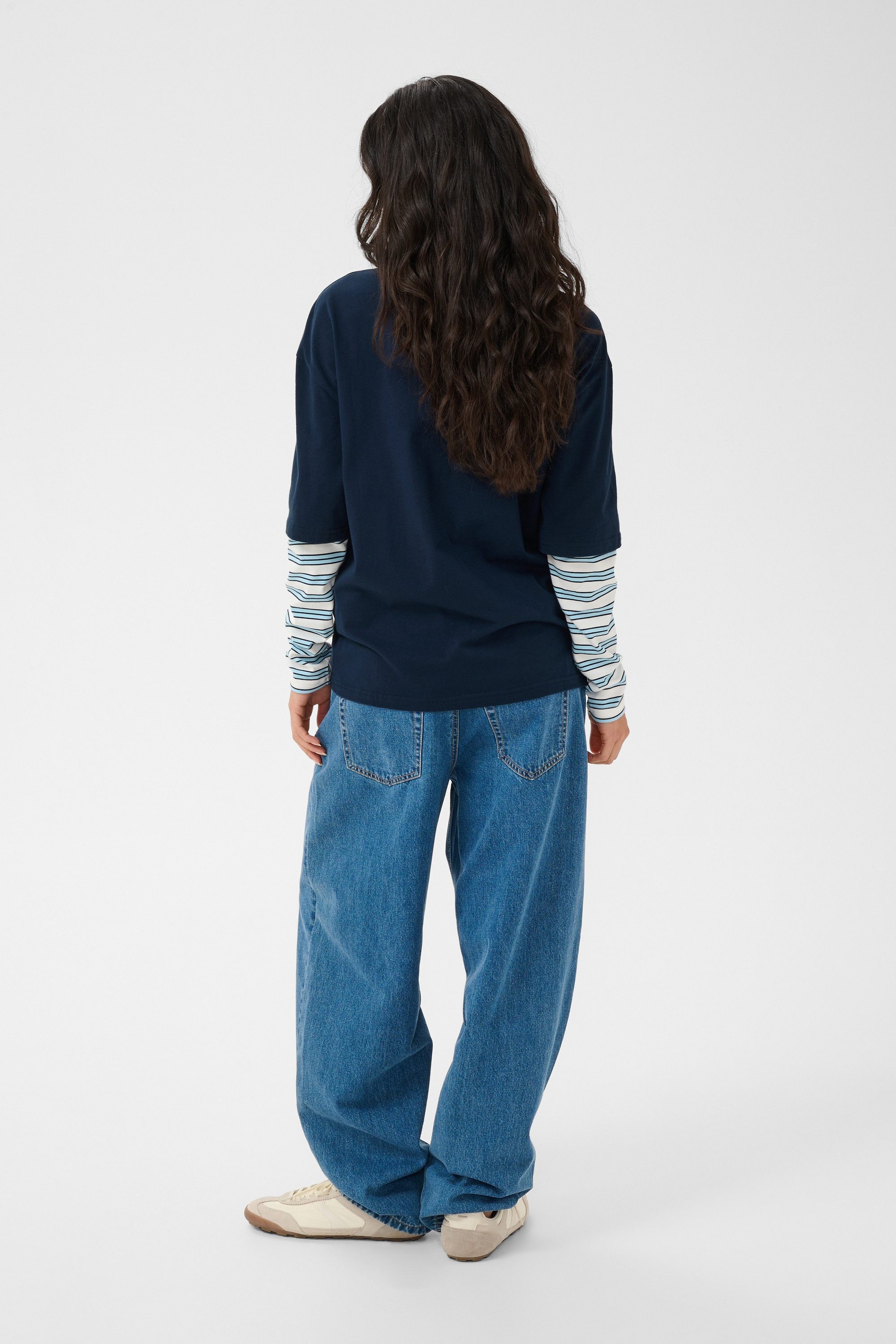 KAFFE Langarmbluse Langarm-Shirt KAloren