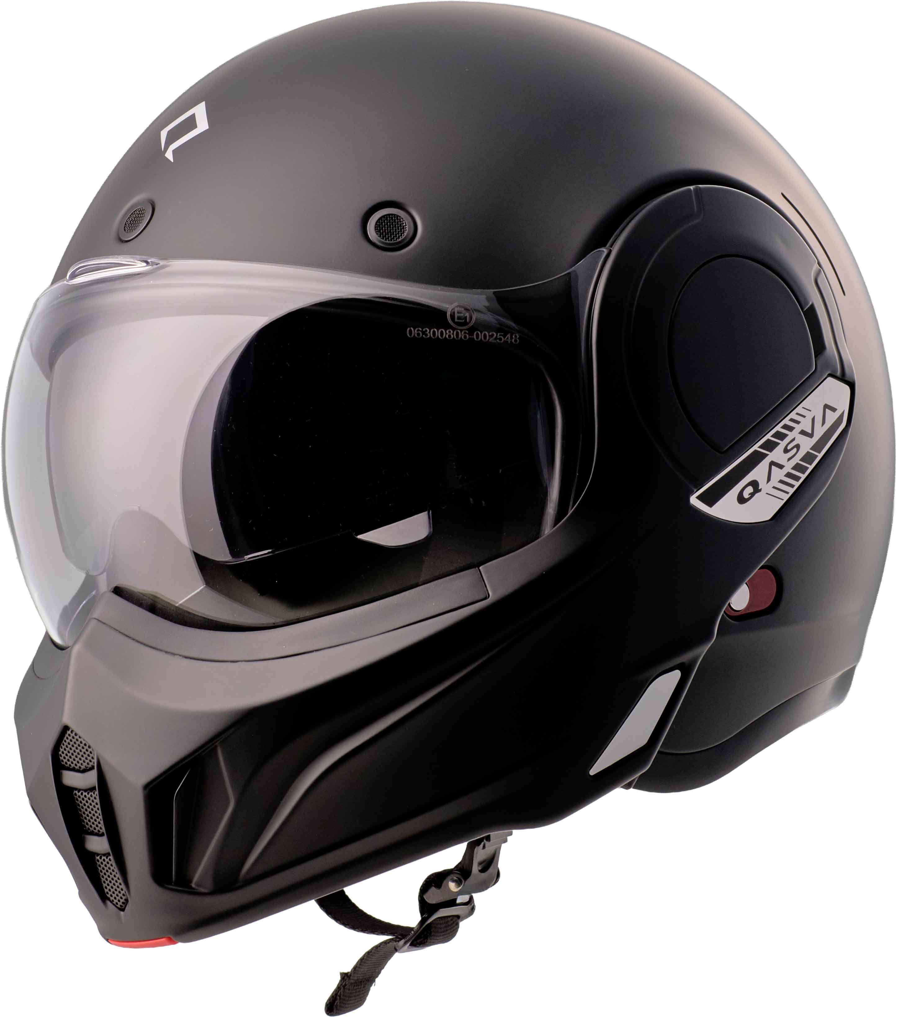 Burnout Motorradhelm Flipback Vortex Stealth