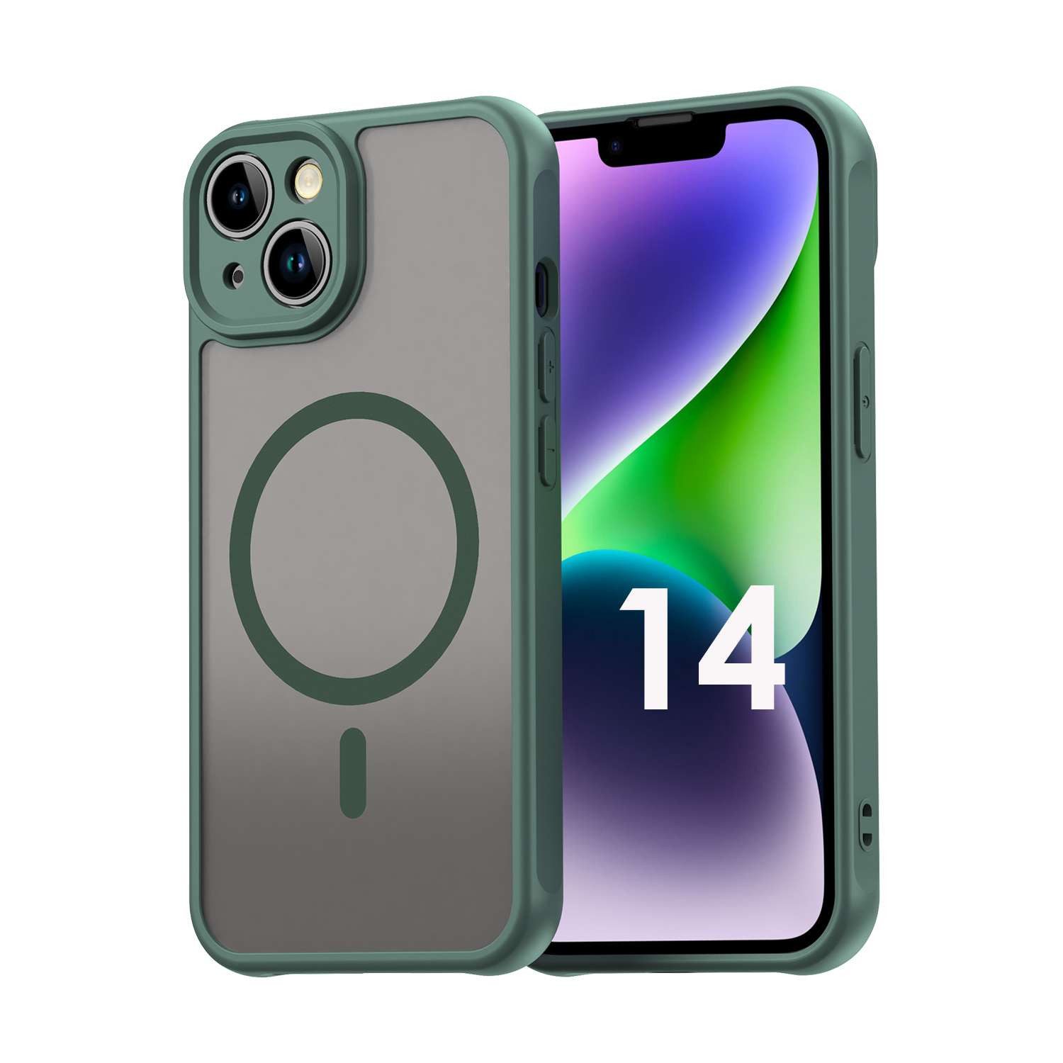 betterfon Handyhülle für Apple iPhone Schutzhülle Case, Magnetisches Laden, mattes Design, kratzfest & stoßfest verarbeitet