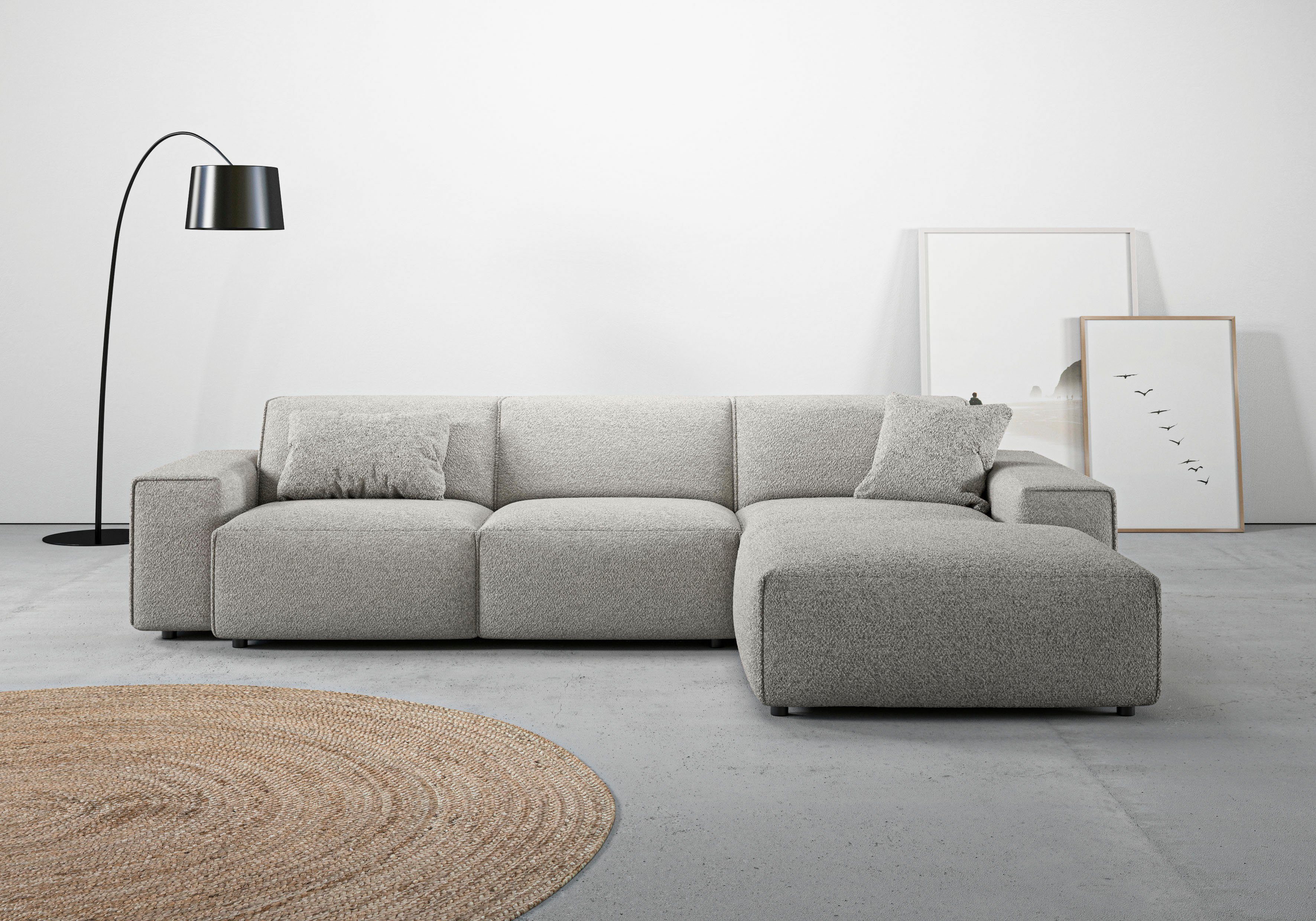 andas Ecksofa "Glimminge auch in Breitcord, Feincord, Bouclé + Easy care-Be günstig online kaufen