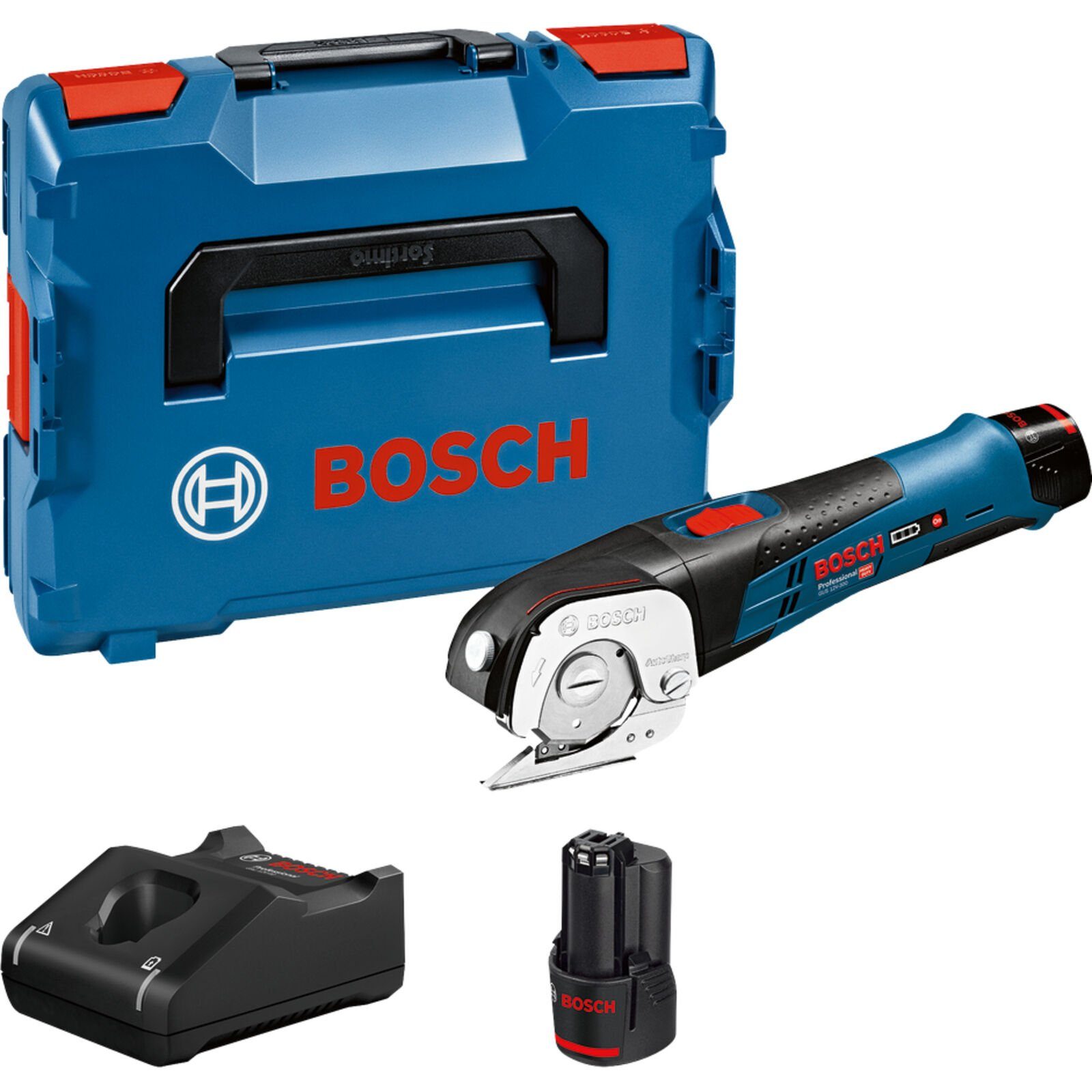 Bosch Professional BOSCH Akku-Universalschere Professional GUS 12V-300 Akku-Universalschere blau/schwarz