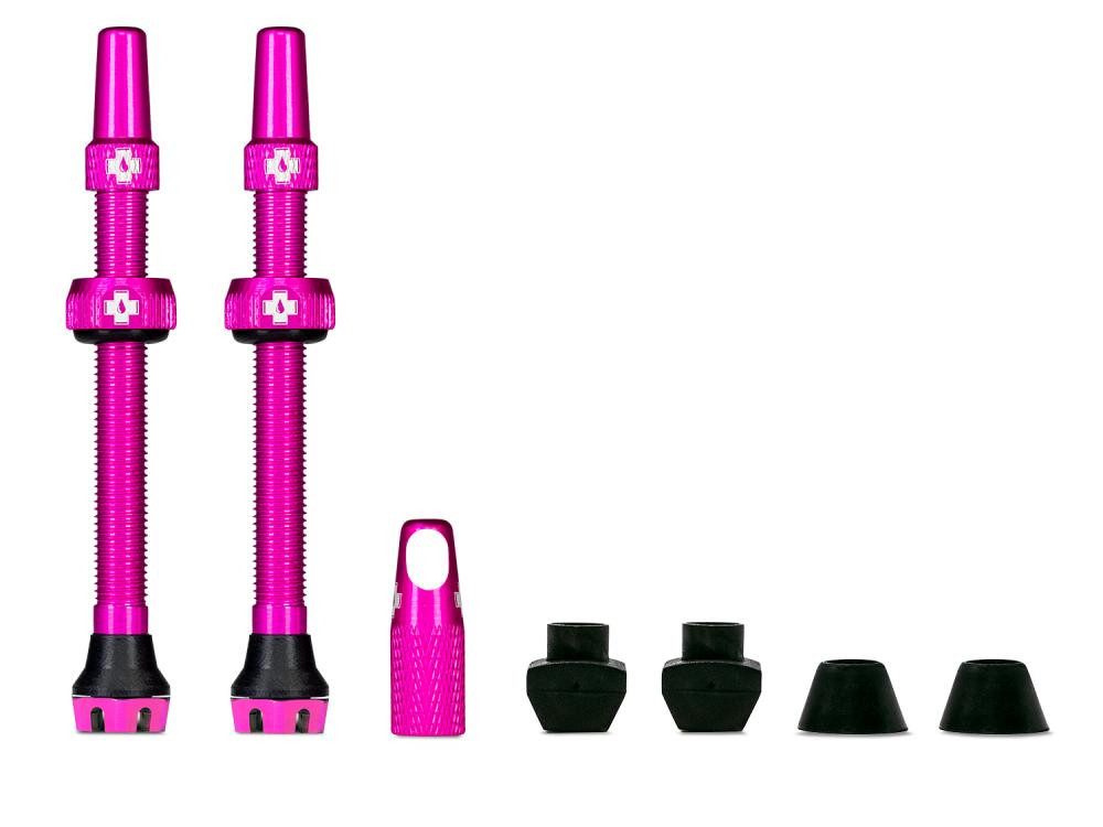 Muc-Off Fahrradreifen Muc Off Tubeless Valve Kit V2 Universal for MTB & Road pink 60