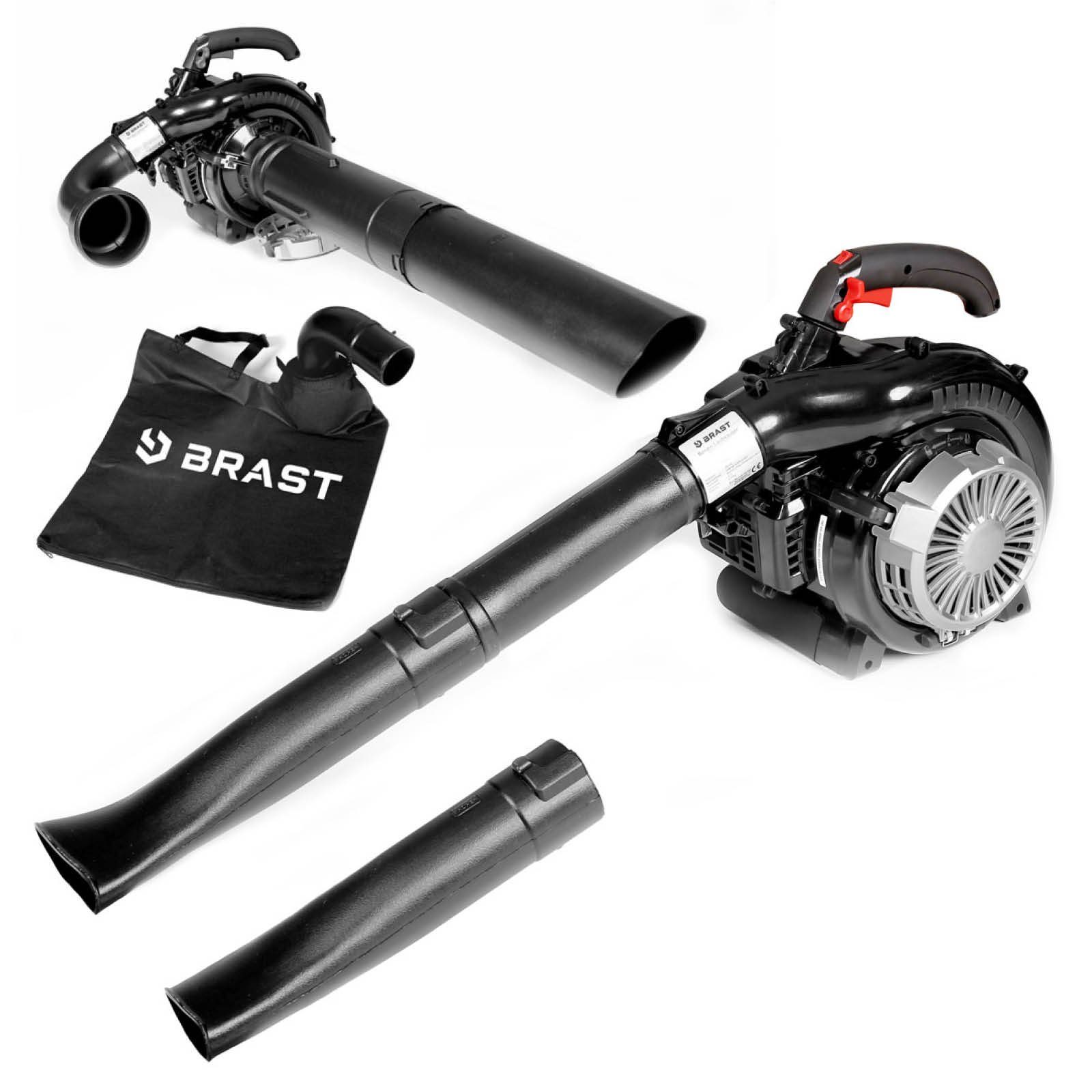 BRAST Benzin-Laubsauger Laubbläser Benzin 1,0kW(1,36PS), 55L Fangsack 4in1 günstig online kaufen