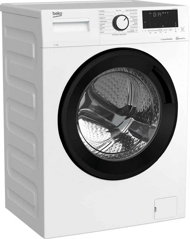 BEKO Waschmaschine WML71465S, 7 kg, 1400 U/min