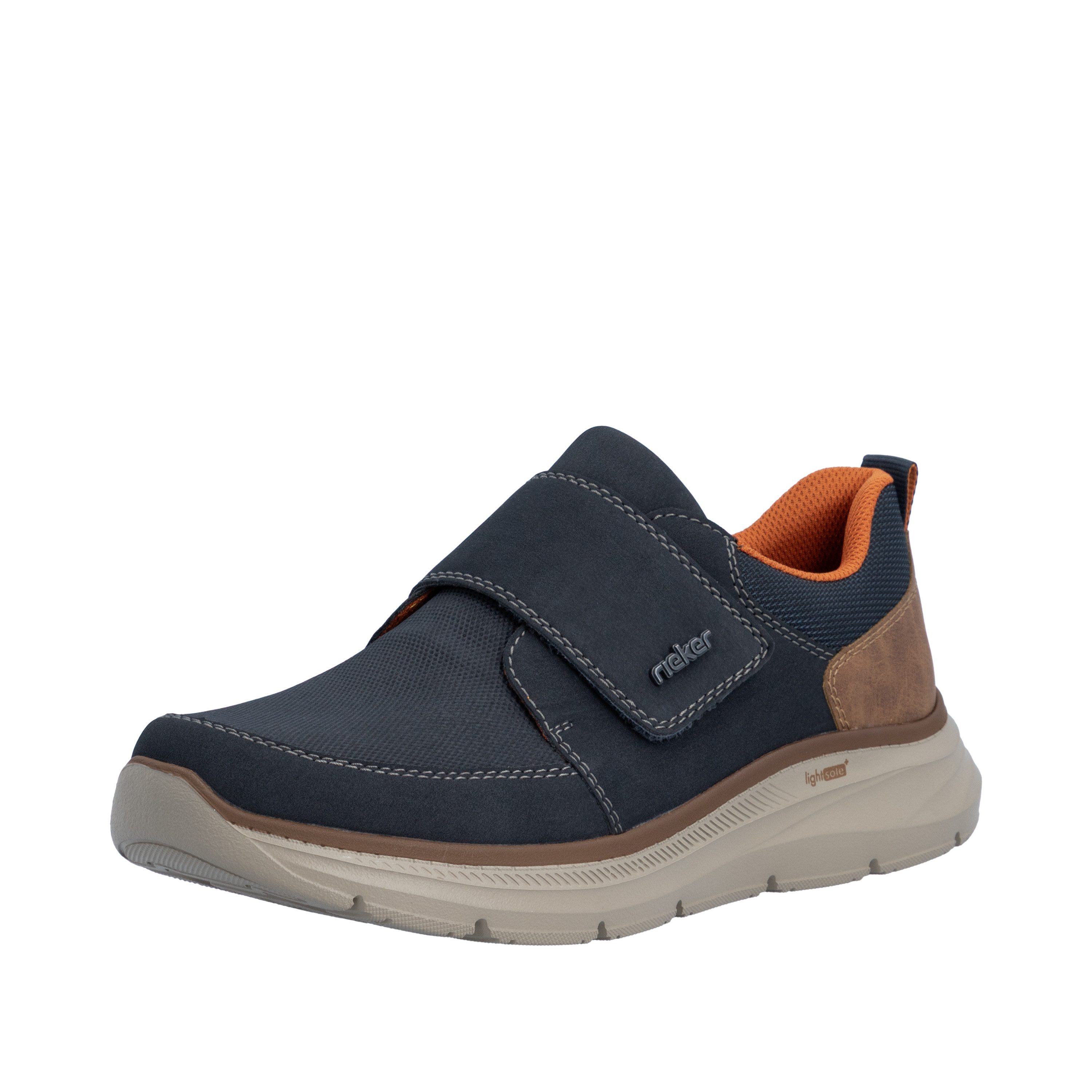 Rieker Klettschuh Halbschuh, Casual-Sneaker mit Klettverschluss, schmale Form
