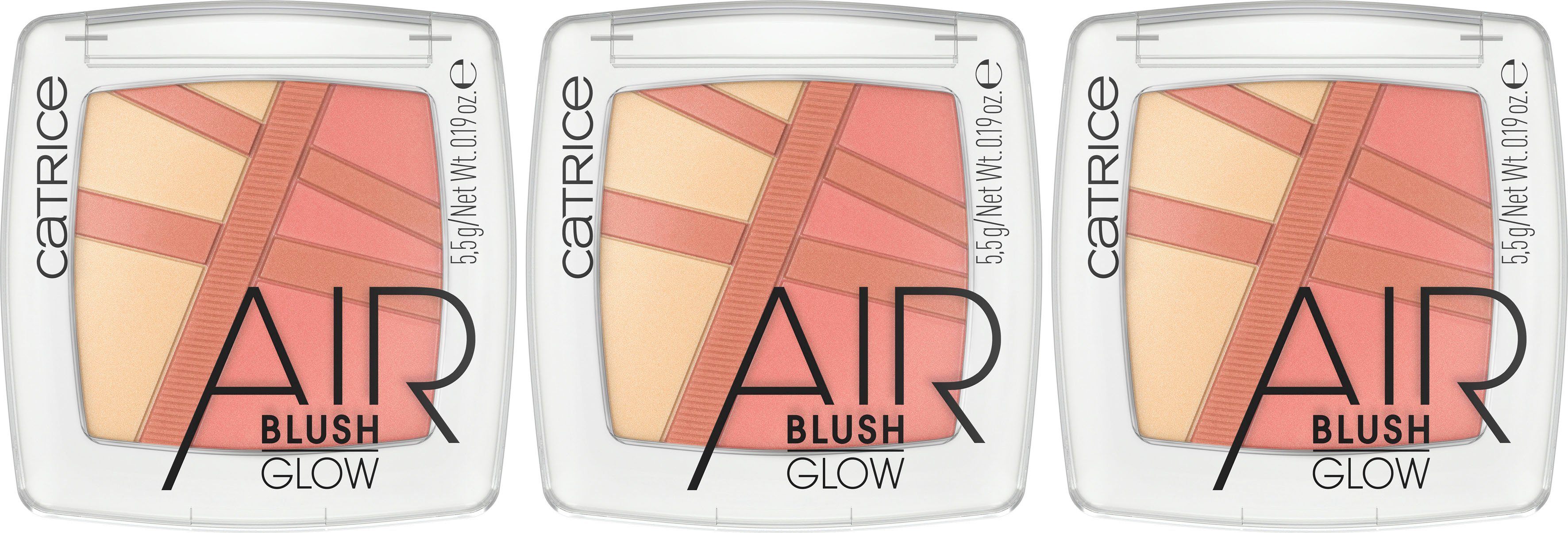Catrice Rouge Catrice AirBlush Glow, 3-tlg. Coral Sky