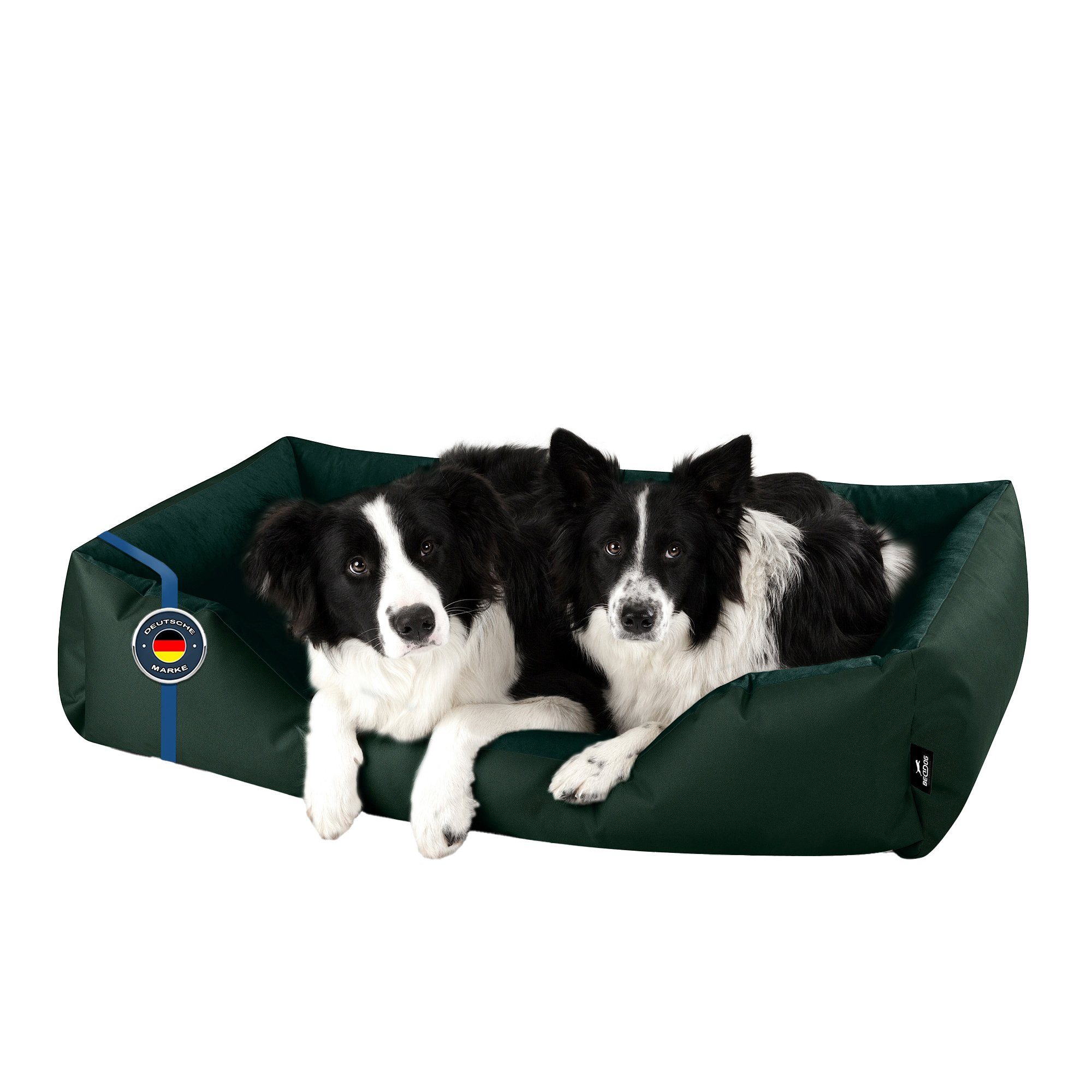 BedDog Tierbett Hundebett ZARA mit Rand, Bezug abnehmbar