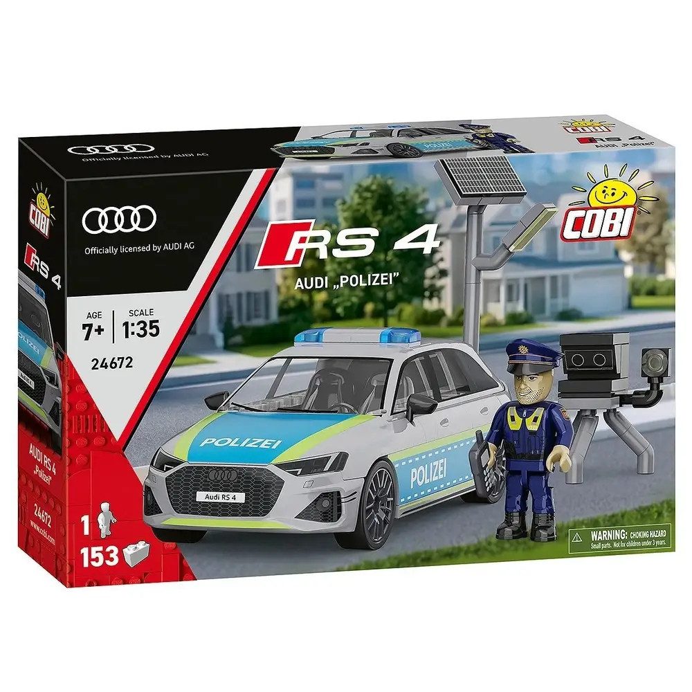 COBI COBI 24672 Audi RS4 Polizei Konstruktions-Spielset