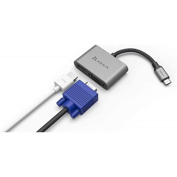 CASA Hub VH1- Signaladapter - grau Laptop-Adapter