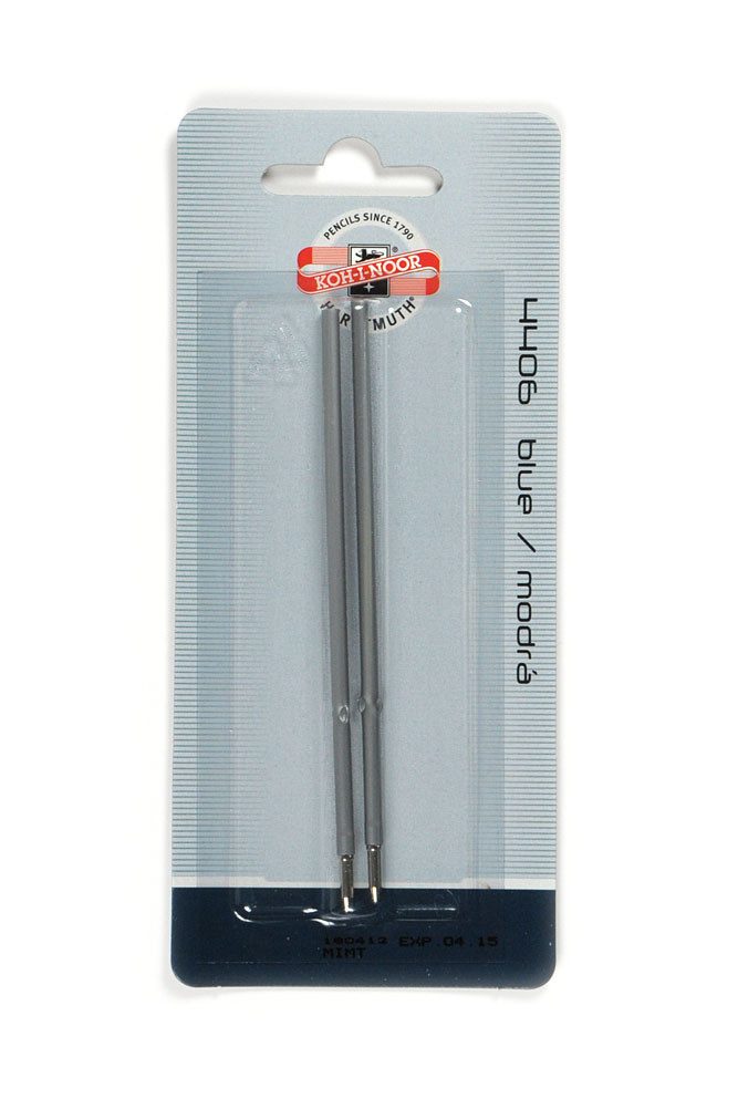 KOH-I-NOOR Kugelschreibermine KOH Kugelschreibermine Standard Plast 1,0x106,8mm blau 2er