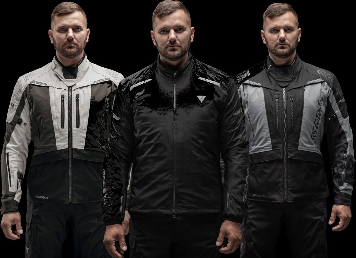 Modeka Motorradjacke Hydron wasserdichte Motorrad Textiljacke herausnehmbare Membrane,wasserdicht