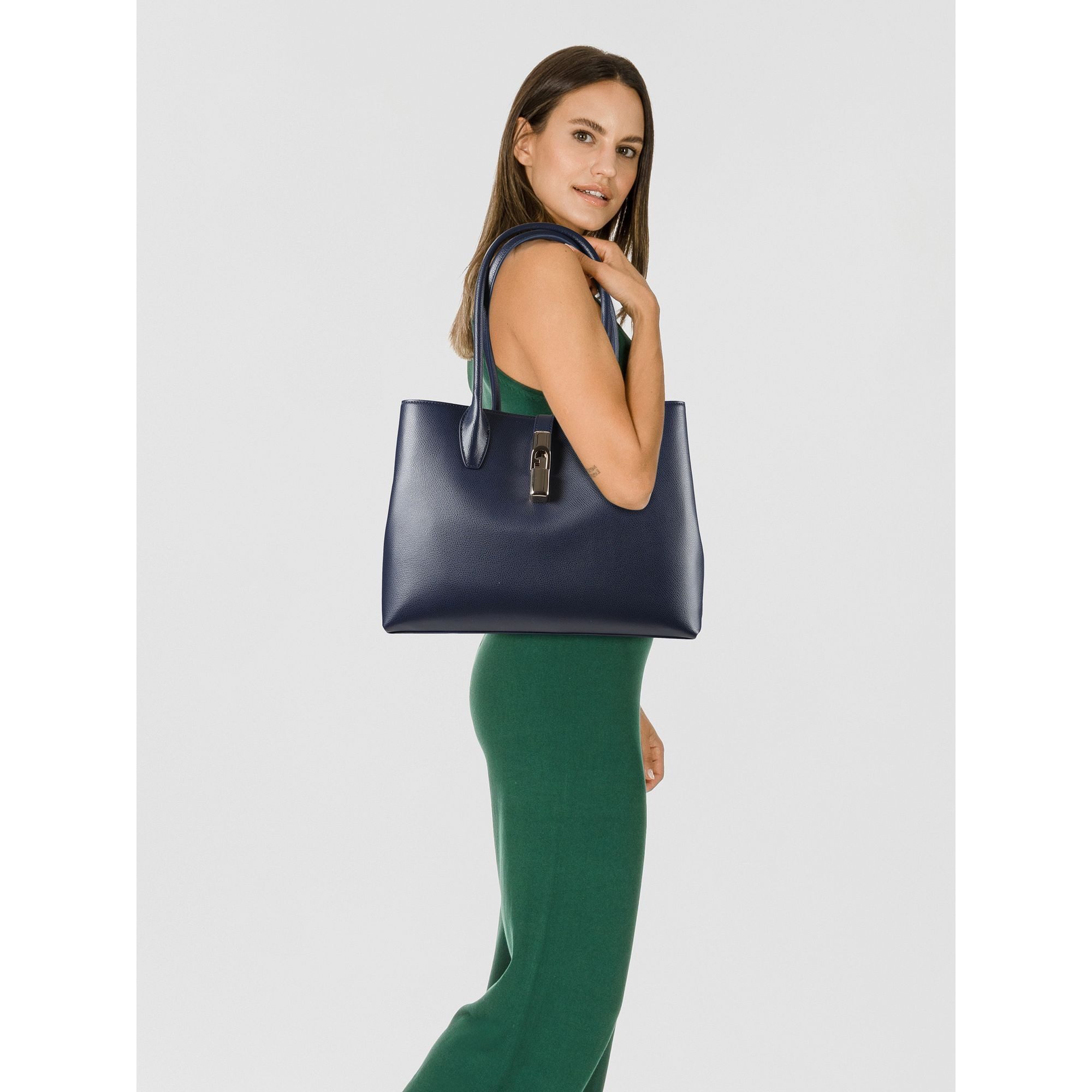 Furla Shopper Goccia, Leder