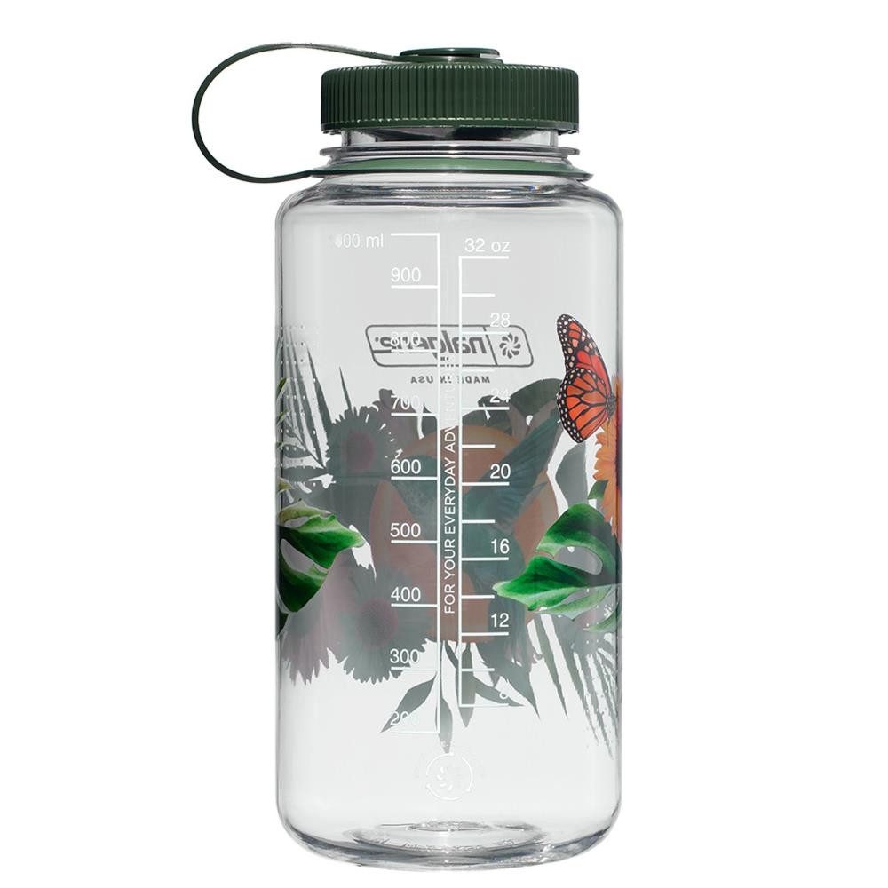 Nalgene Trinkflasche Nalgene Sustain-Weithals-Trinkflasche 1 Liter, citrus hummingbird