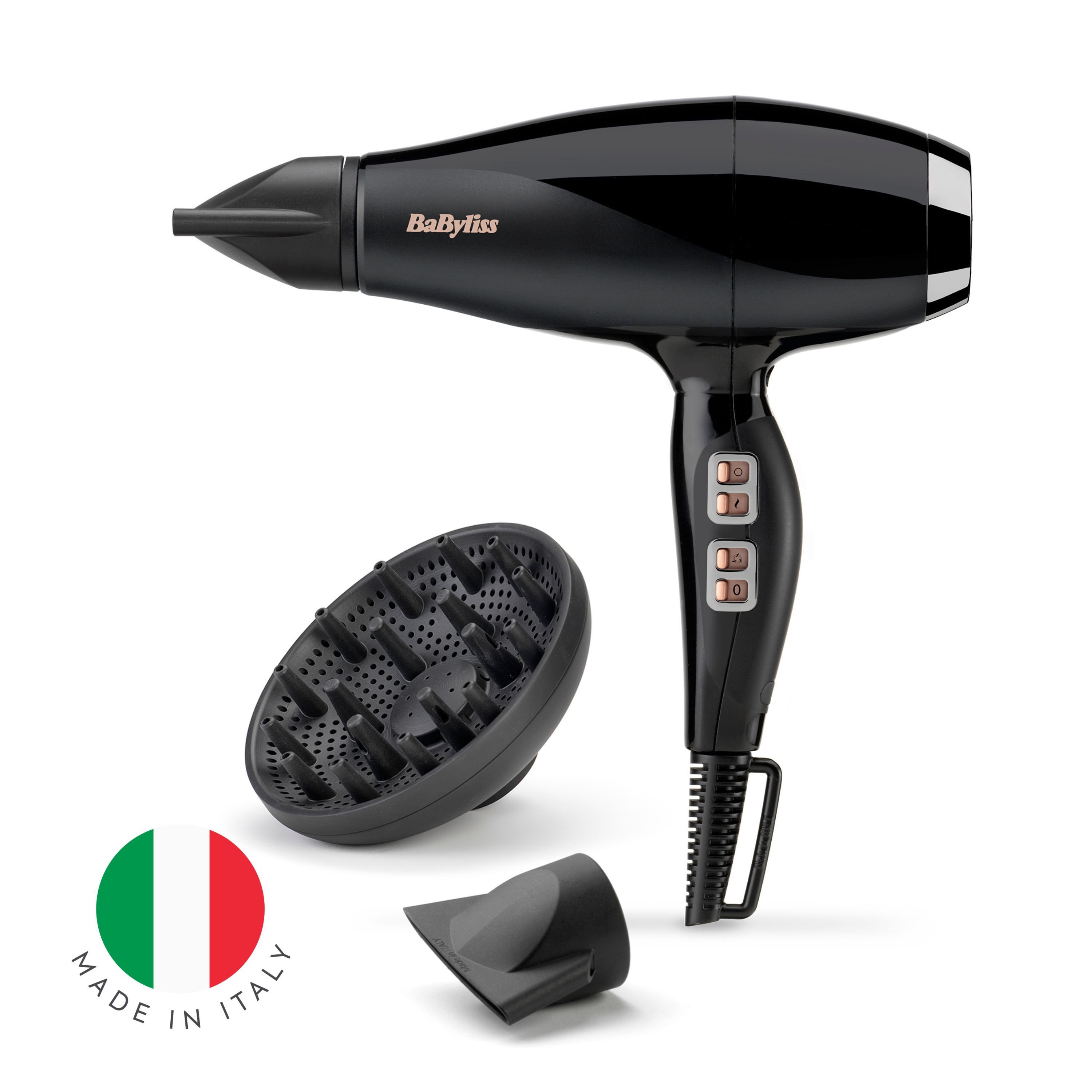 BaByliss Haartrockner Air Power 2300, 2300 W, BaByliss Air Power 2300 Haartrockner mit Ionen für Glanz, 6716DE