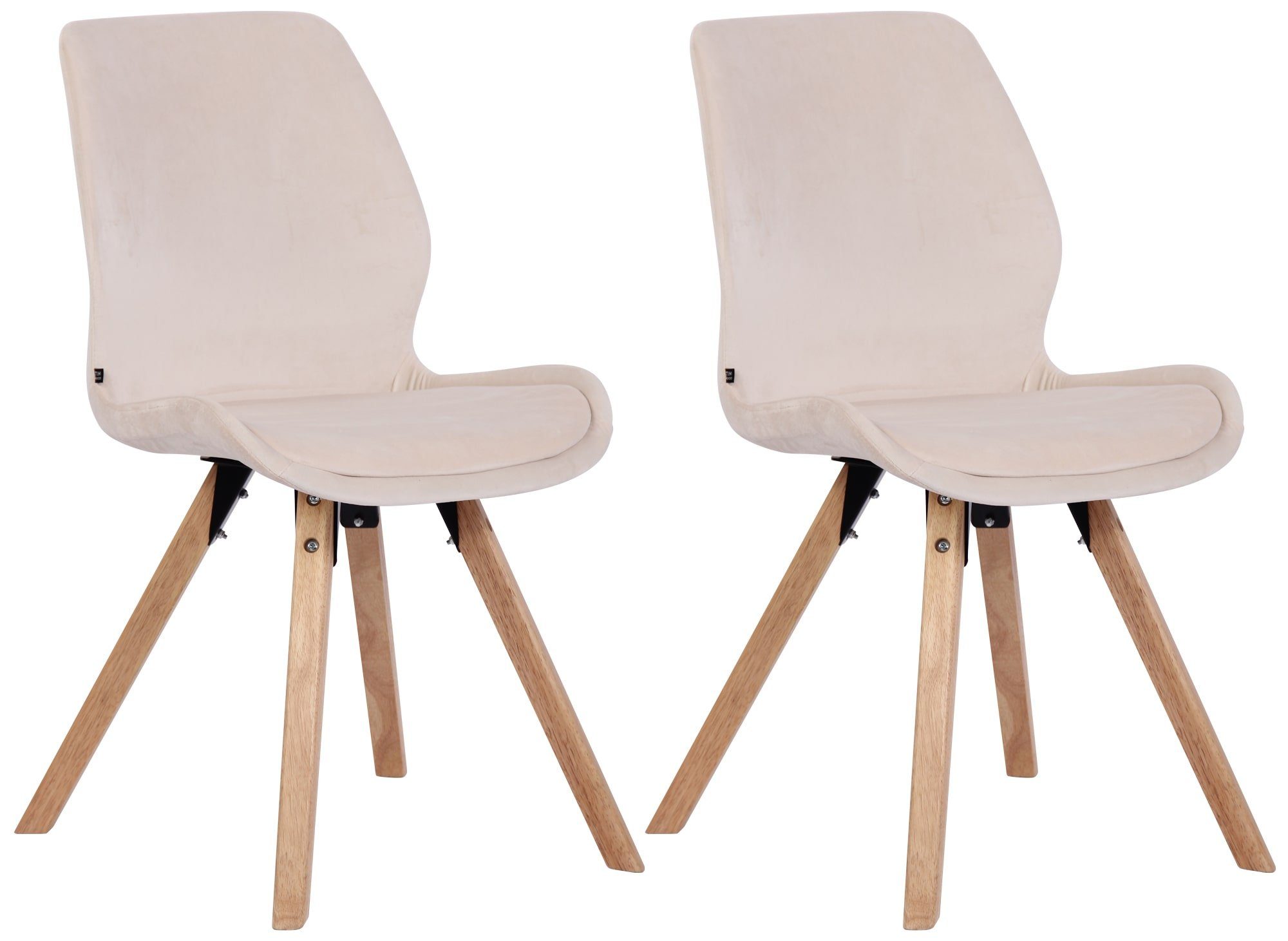CLP Esszimmerstuhl Luna (2er Set), Kunststoff/ günstig online kaufen