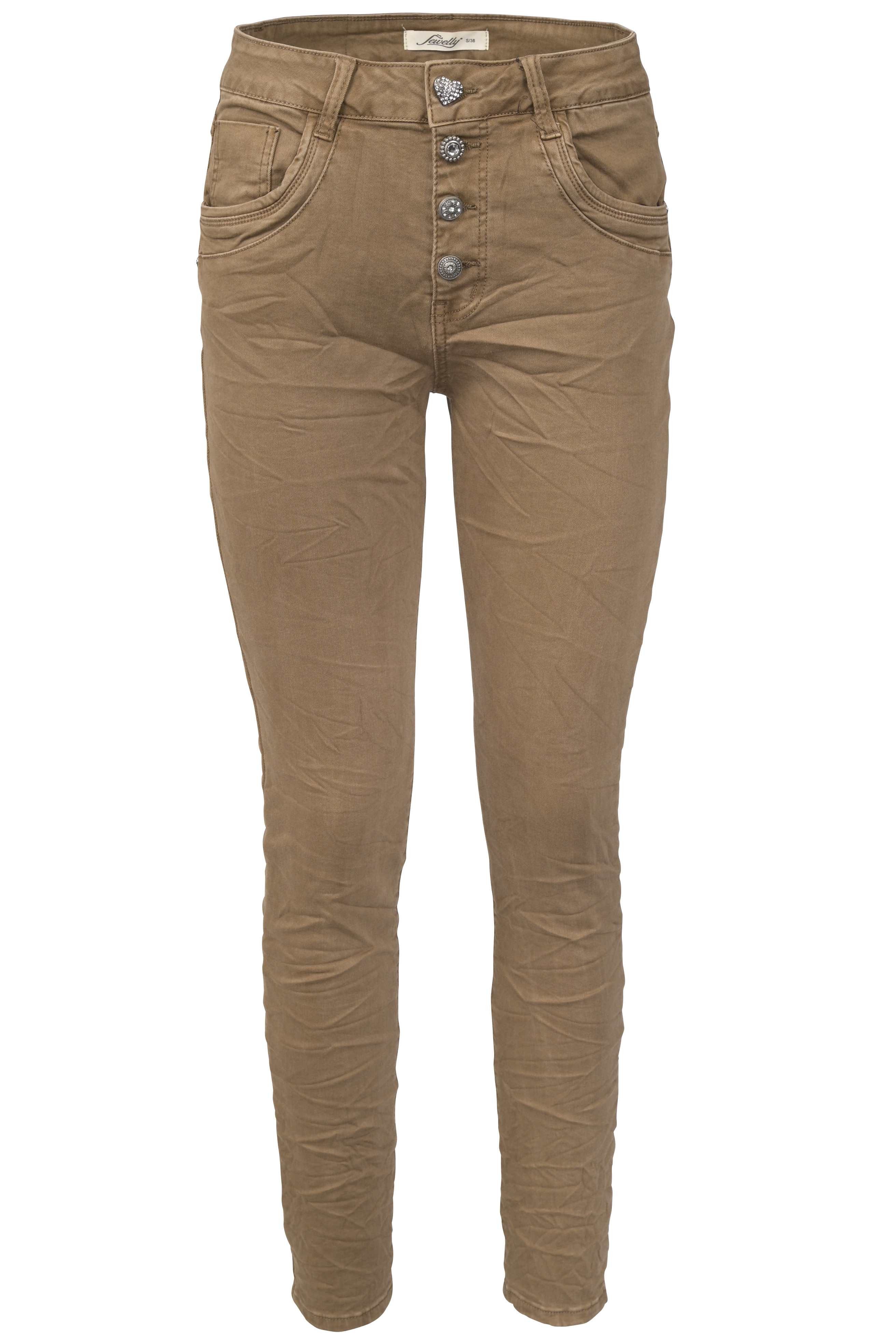 Jewelly Regular-fit-Jeans Stretch Jeans Five-Pocket im günstig online kaufen