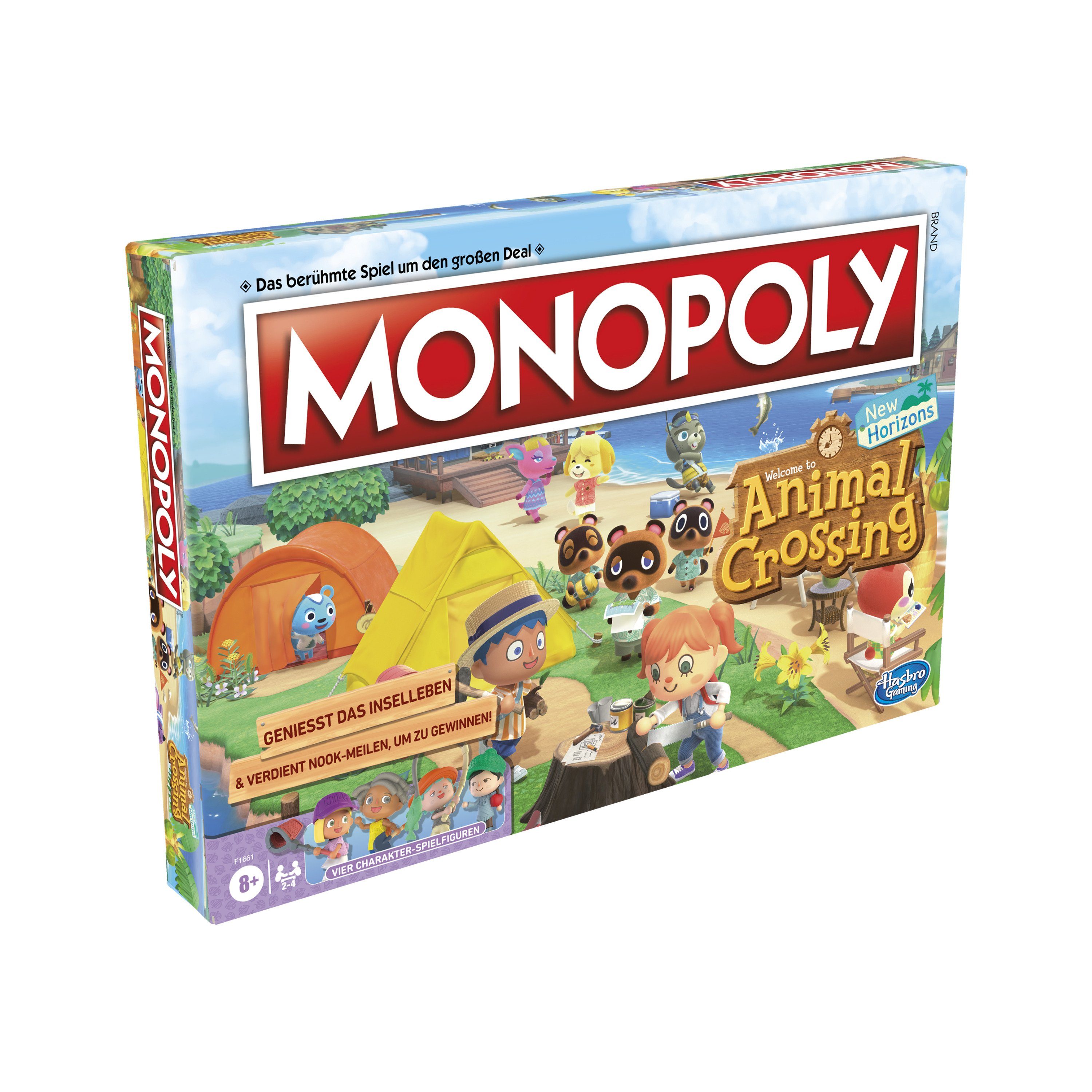 Brettspiel New Horizons Spiel, Animal - Monopoly Crossing Hasbro