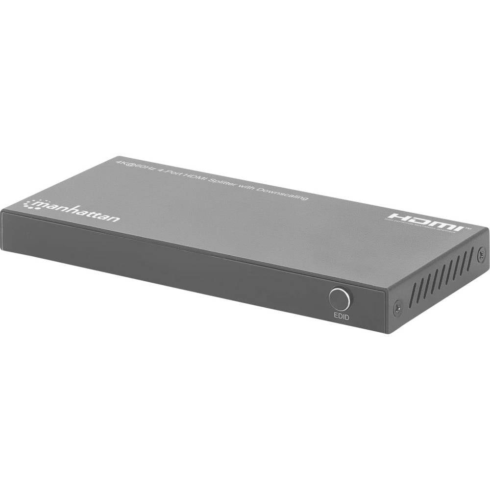 MANHATTAN HDMI-Splitter mit Status-LEDs, Ultra HD-fähig 3840 x 2160 Pixel HDMI-Adapter