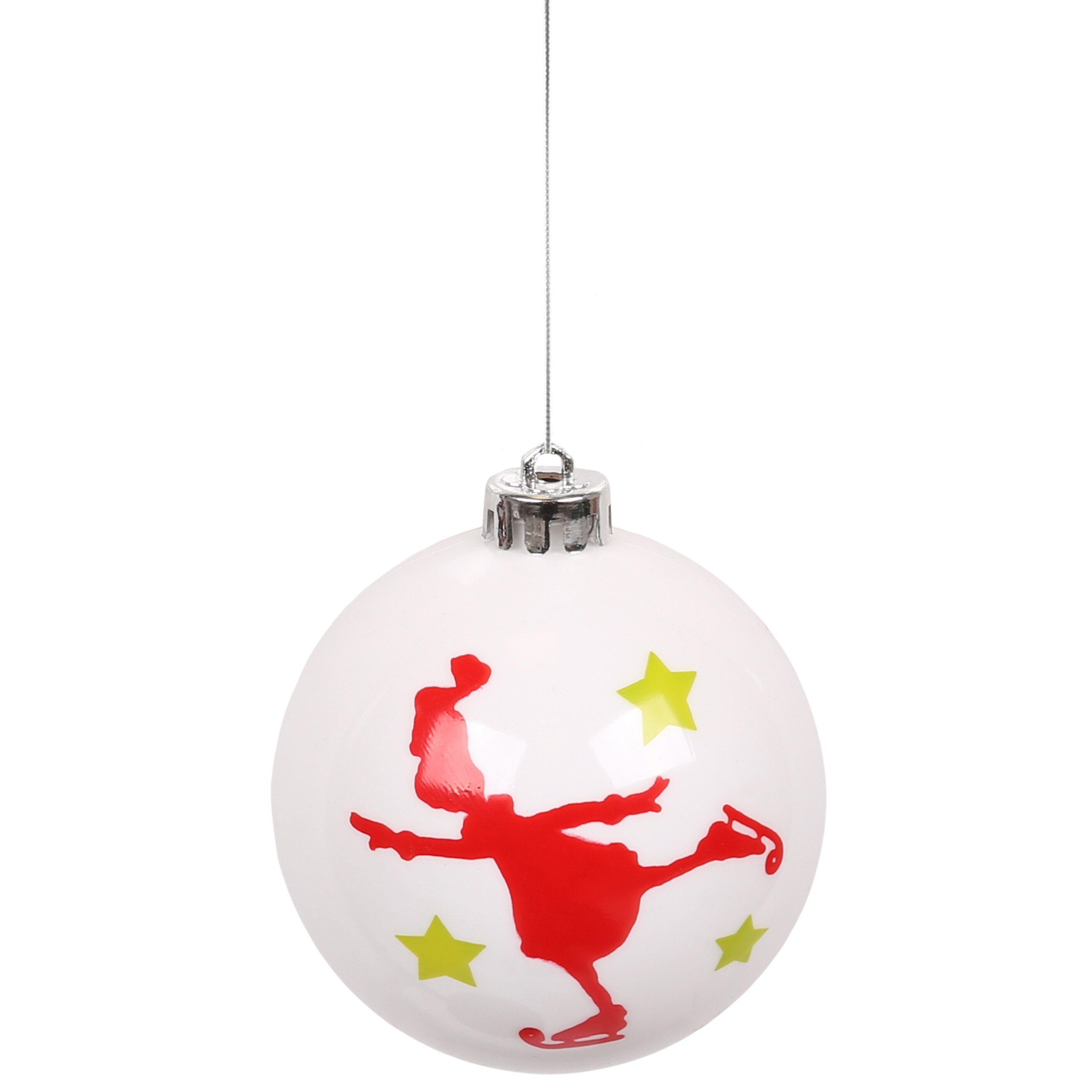 Stück Der Grinch Sarcia.eu aus Weihnachtskugelset, 25 Weihnachtsbaumkugel Kunststoff