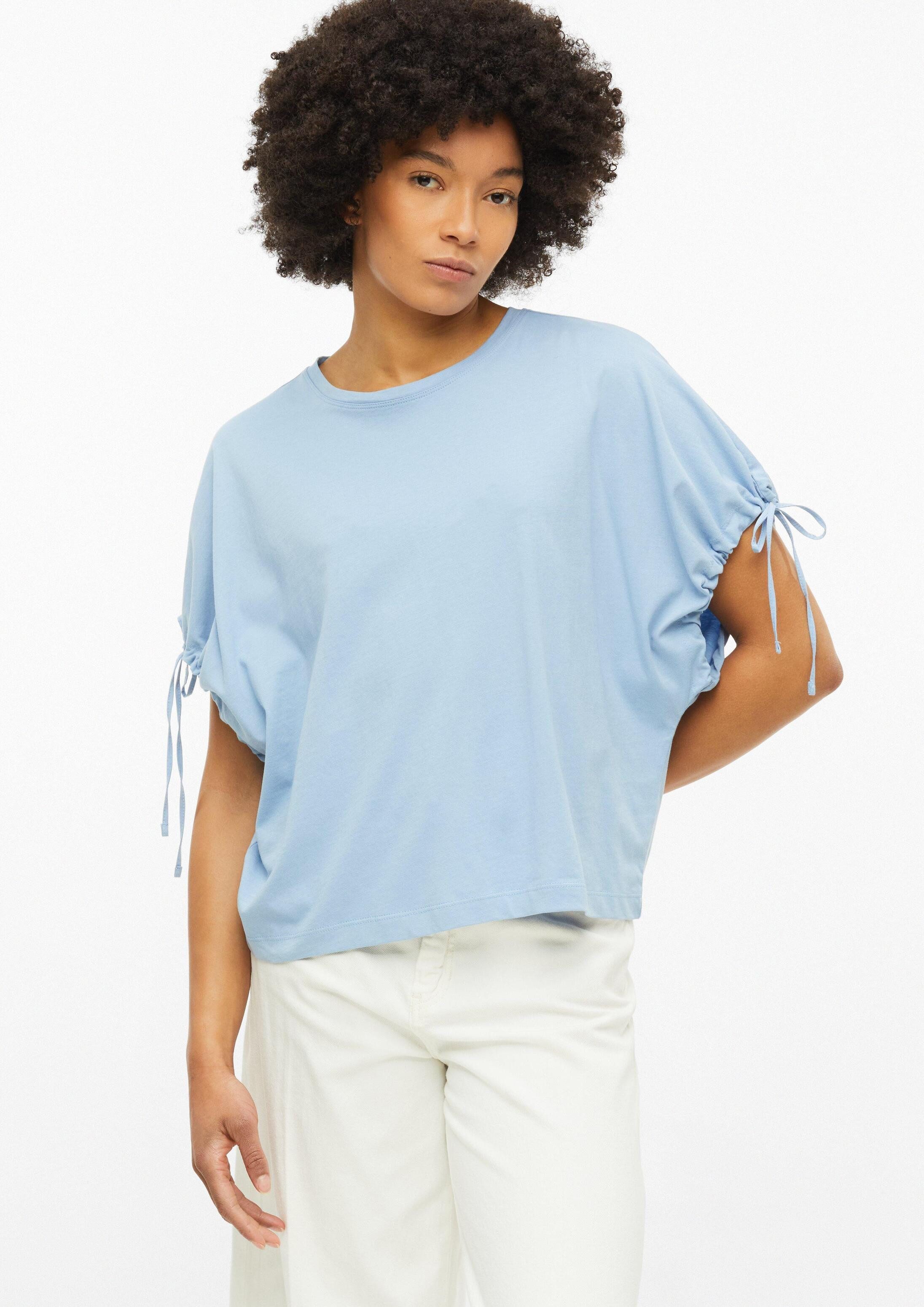 s.Oliver Kurzarmshirt T-Shirt T-Shirt im Relaxed Fit mit regulierbarem Ärmel