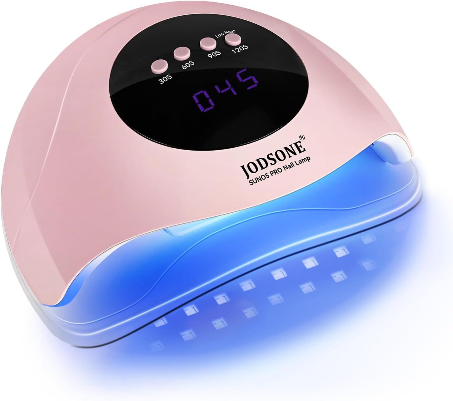 JODSONE Lichthärtungsgerät UV-Nagellampe – LED Gel-Nageltrockner mit Auto-Sensor & 4 Timern, tragbare Gel-Nagellampe, Schnelle Aushärtung