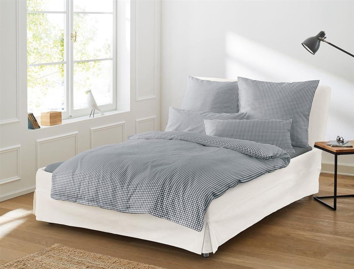 Irisette Bettwäsche Mako-Satin Bettwäsche Set uni günstig online kaufen
