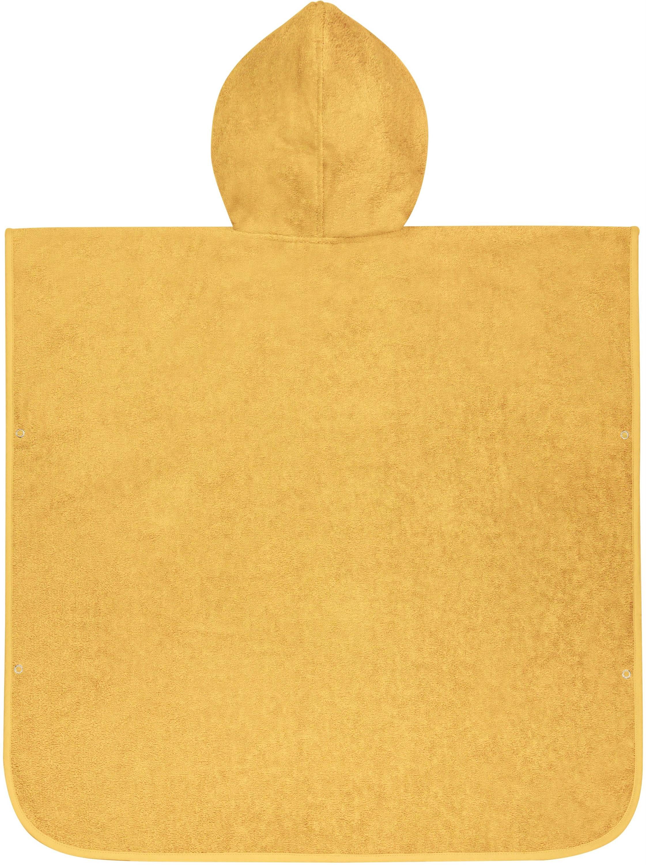 normani Badeponcho Kinder Baumwoll Badeponcho Manama, Bio-Baumwolle, Kapuze, Schlupf, Badeponcho aus 100 % Bio-Baumwolle
