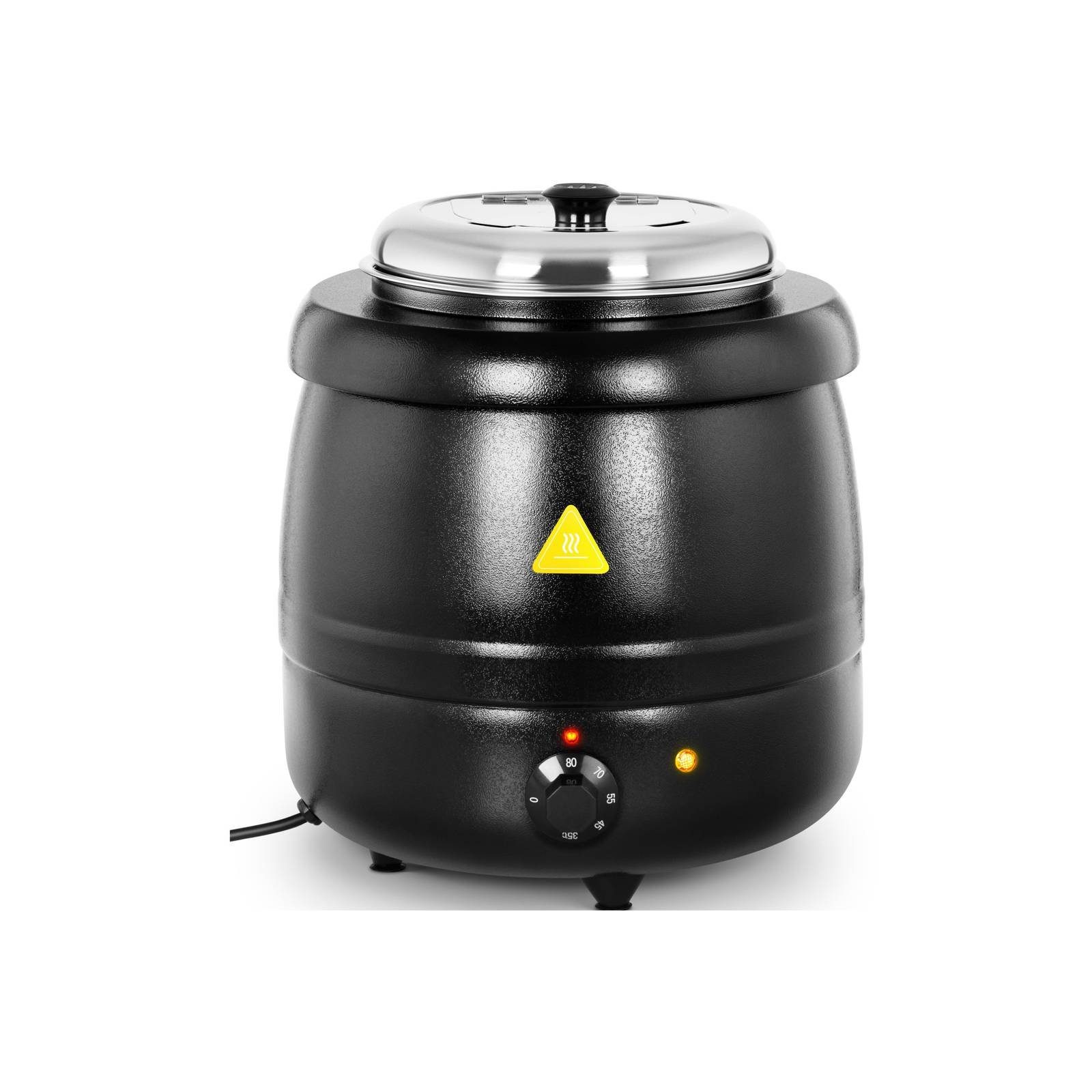 Royal Catering Suppentopf elektrisch Suppenkessel schwarz Partytopf 10L ...