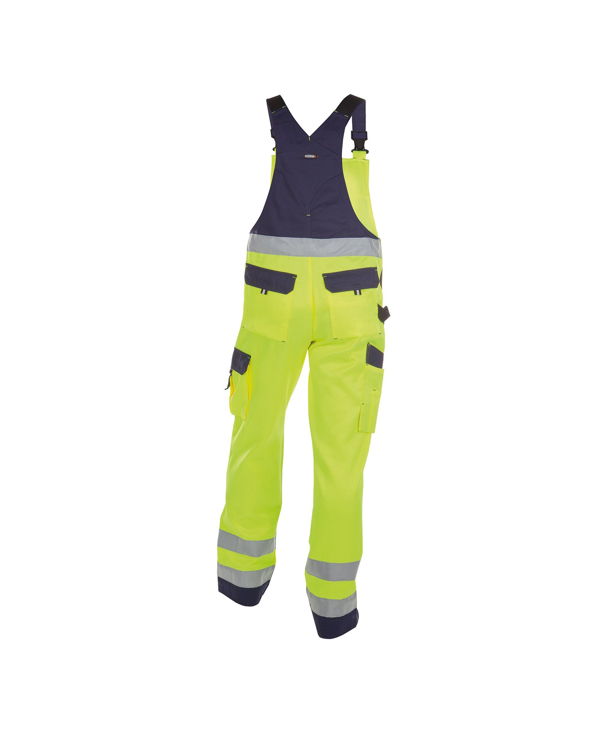 Dassy Arbeitslatzhose Warnschutz Latzhose mit Kniepolstertaschen Toulouse (1-tlg)