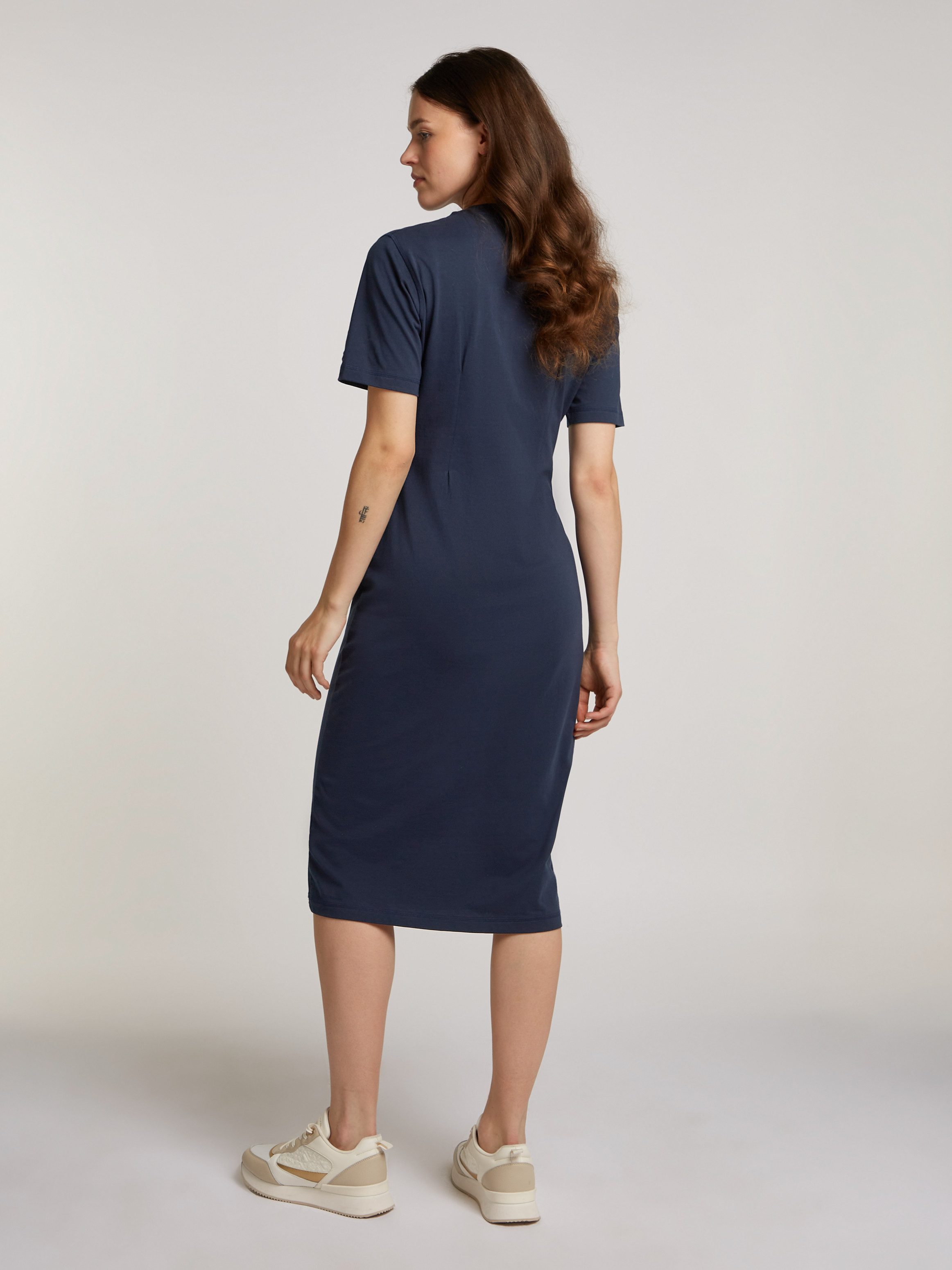 Tommy Hilfiger Shirtkleid REG SCRIPT TEE DRESS SS mit Logoschriftzug günstig online kaufen