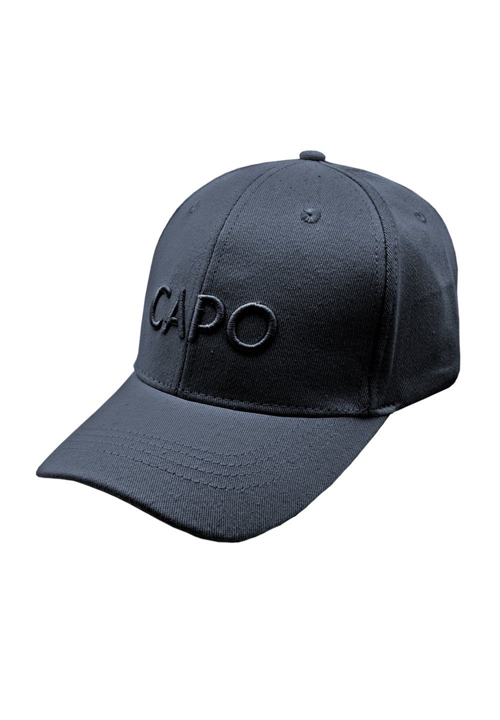 CAPO Baseball Cap Baseballcap 3D-Stickerei, 6 Panel navy