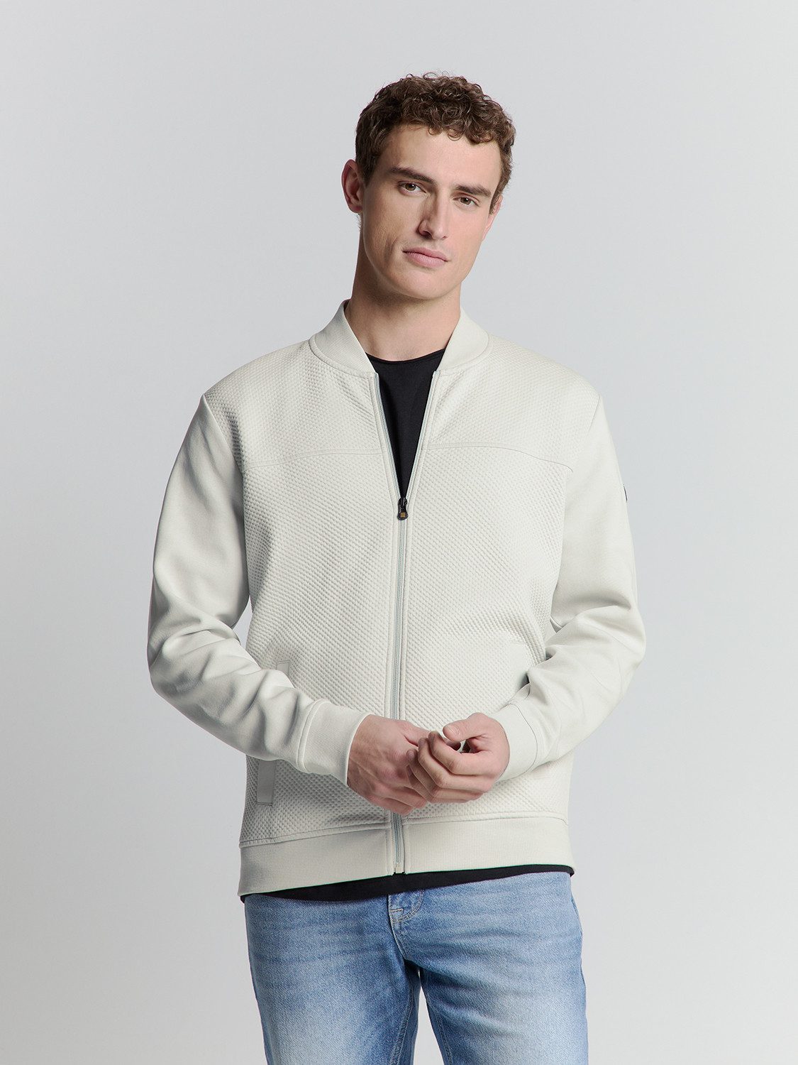 NO EXCESS Sweater No Excess Jacquard günstig online kaufen