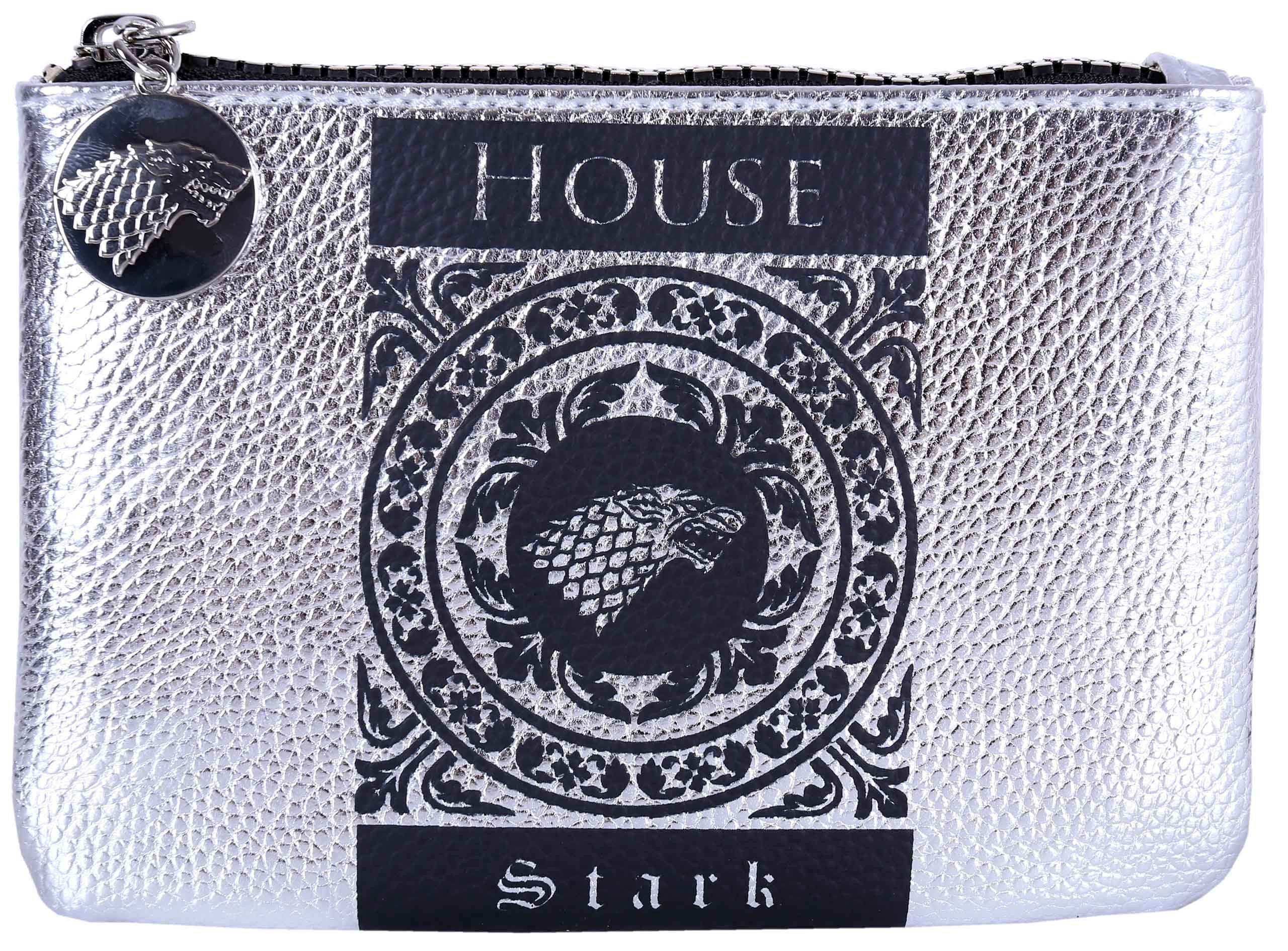 Sarcia.eu Kosmetiktasche Silberfarbene Kosmetiktasche/Kulturbeutel/Geldbörse Game of Thrones