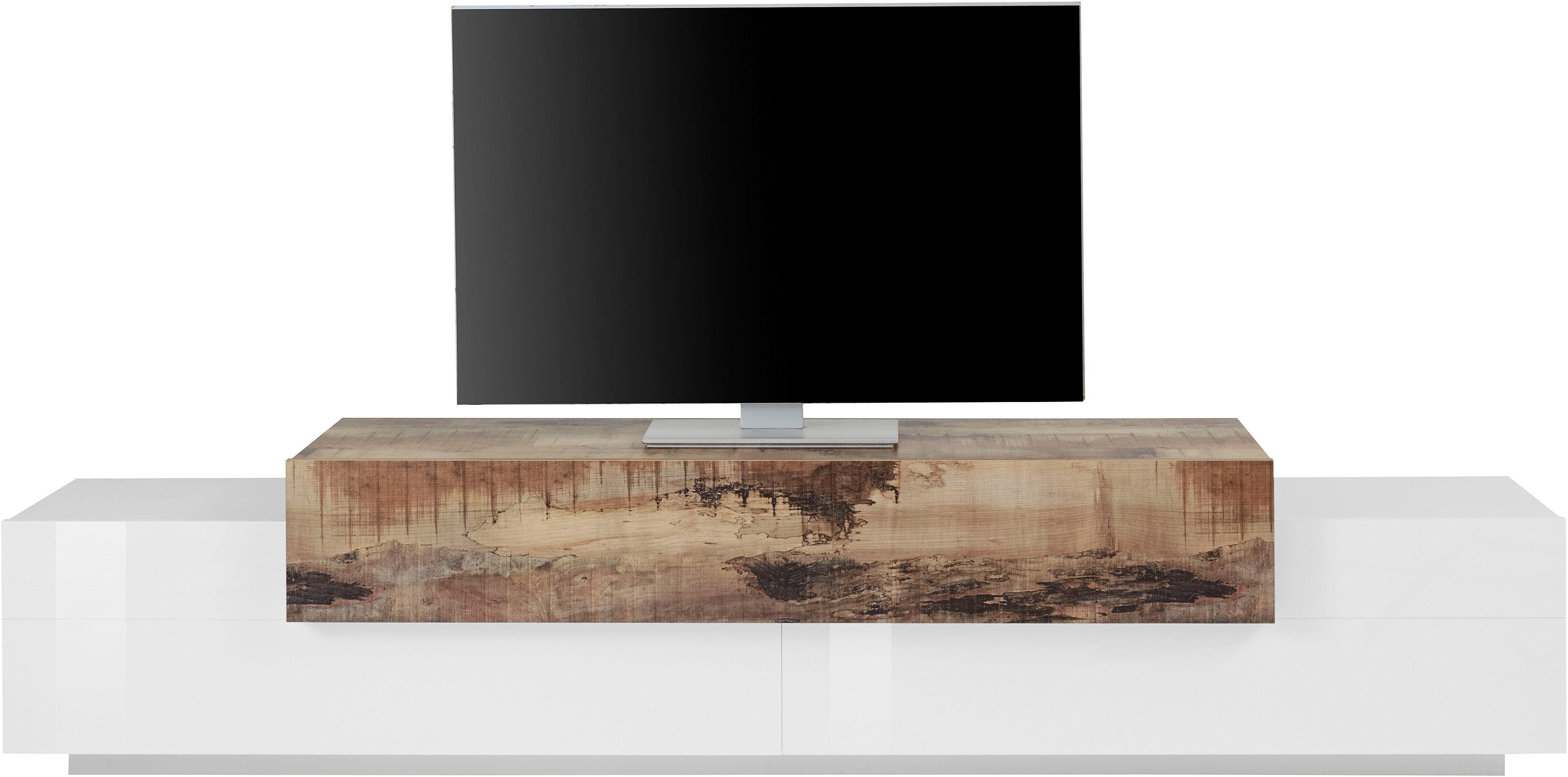 Home affaire Lowboard Coro,Lowboard,TV-Kommode,TV-Möbel,TV-Bank, mit 3 Klappen, (B/T/H) 240x45x51,6 cm