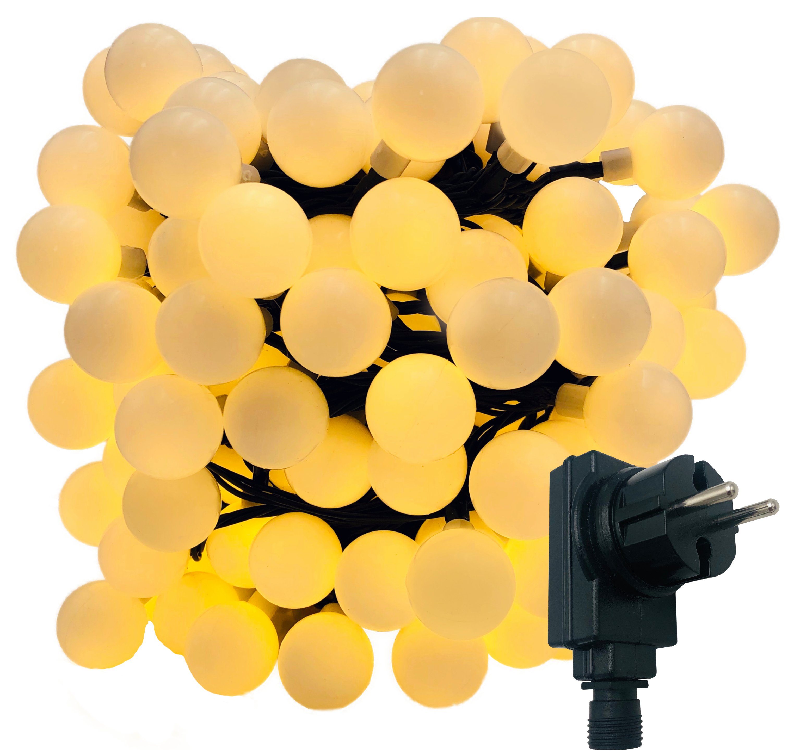 BONETTI Lichterkette XXL Partylichterkette mit 180 Leuchtkugeln, 180-flammi günstig online kaufen