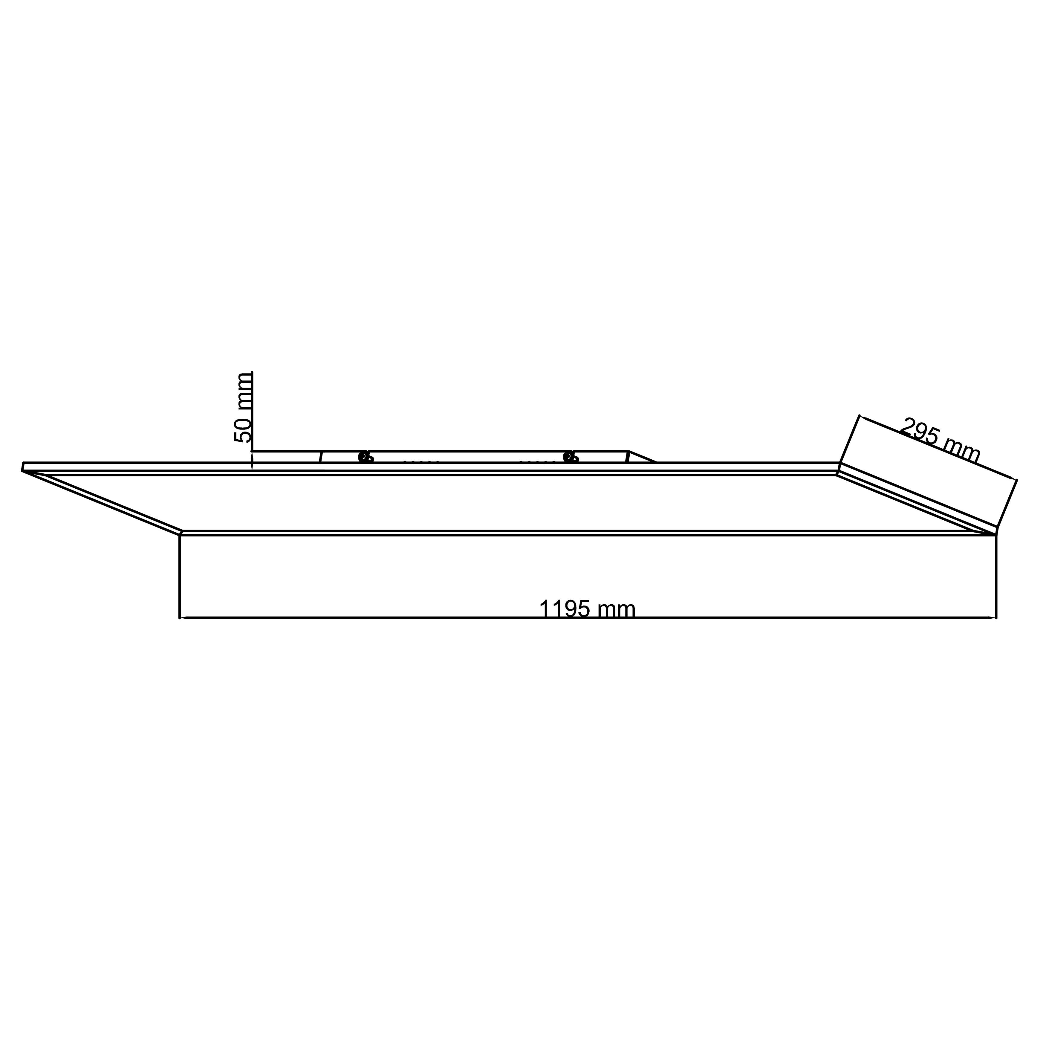 35 120 fest integriert, cm, Fernbedienung, 2700-6500 Aufbaupaneel, - über W, lm, 3800 LED LED Deckenleuchte, Lightbox kaltweiß, x 30 CCT warmweiß CCT LED - K,