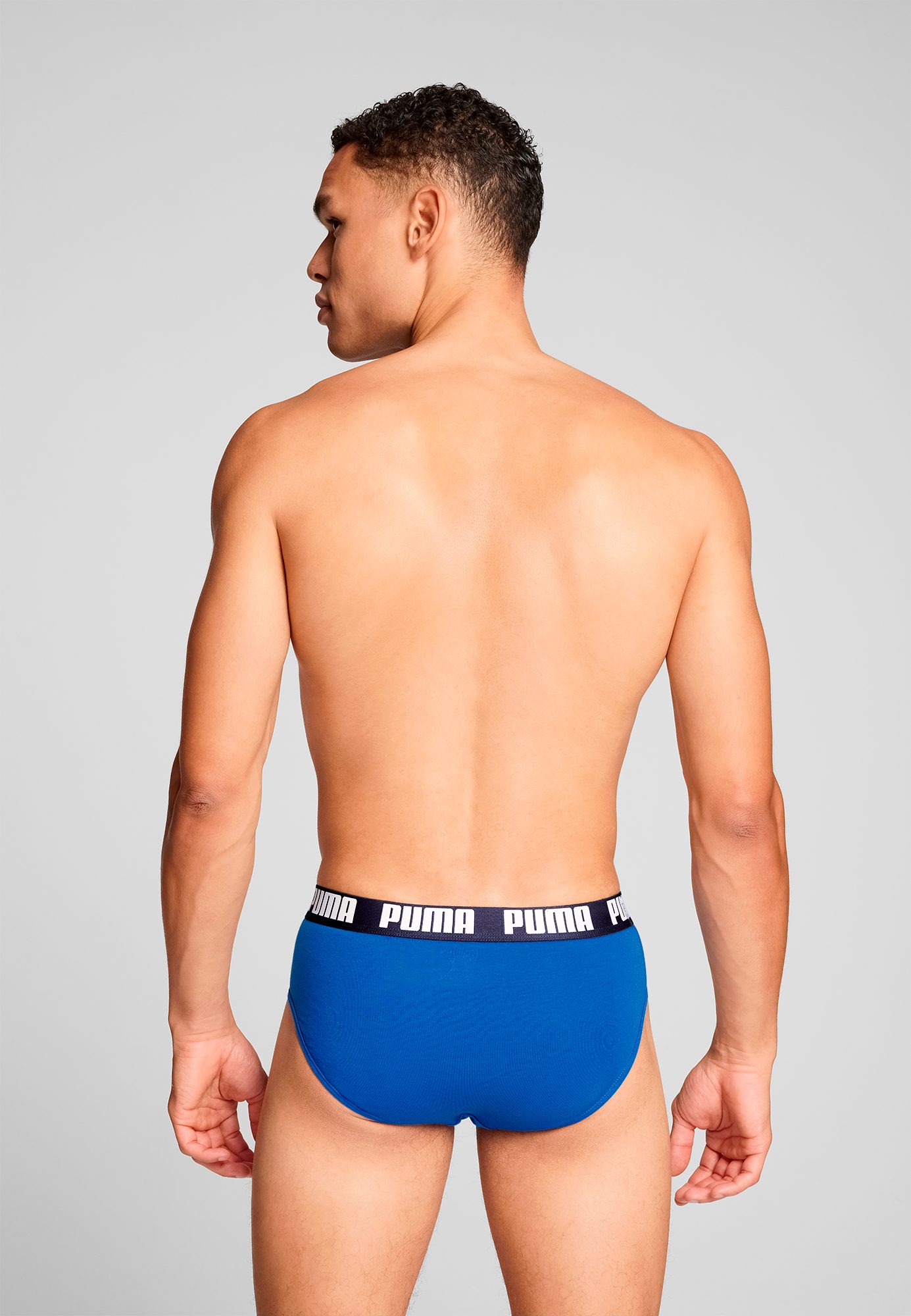 PUMA Slip PUMA MEN EVERYDAY BRIEFS (2er Pack) mit Logobund